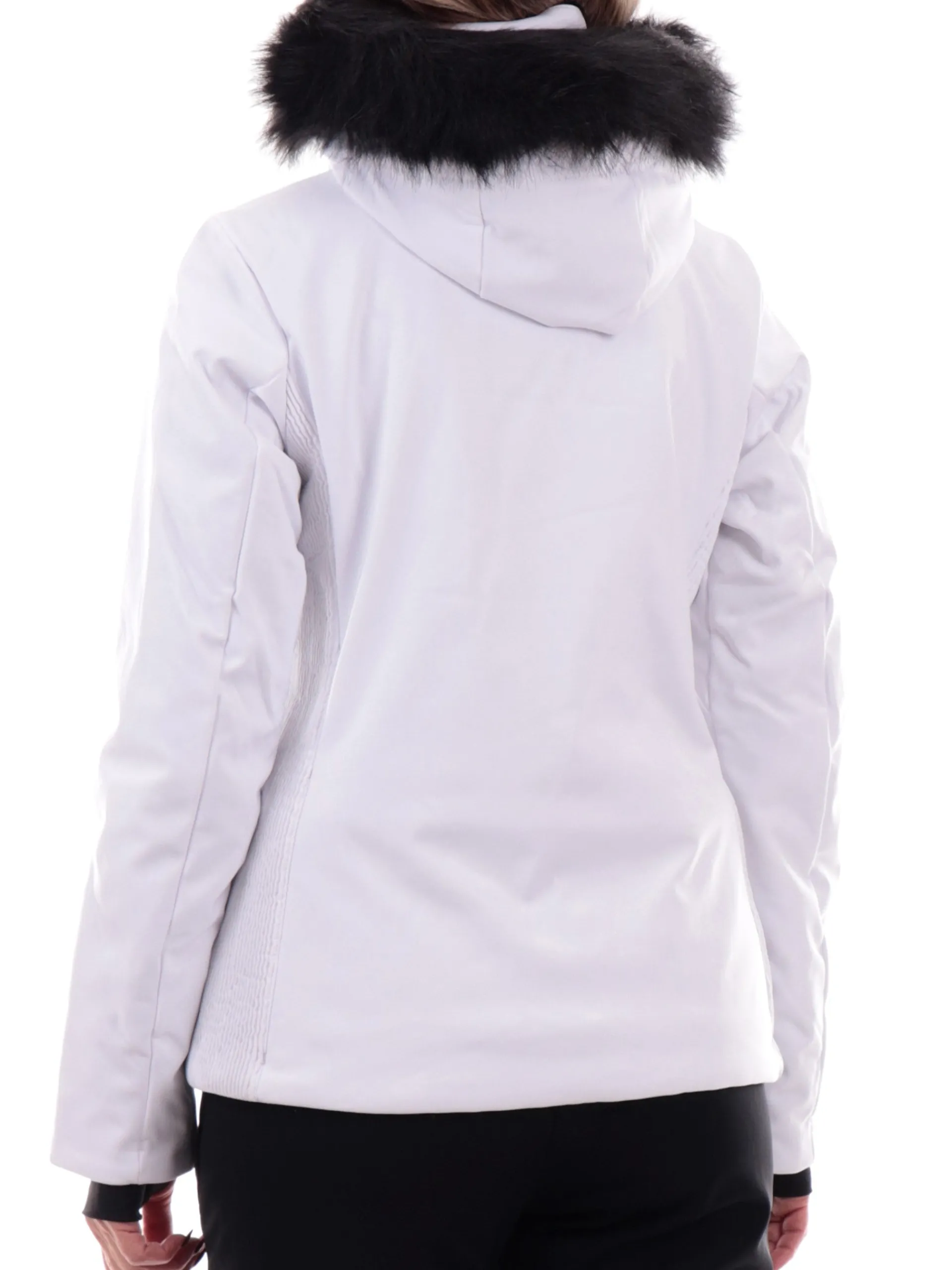 CMP Abbigliamento|Giubbini*Giacca Sci Bianca da donna con cappuccio removibile 34W4546F
