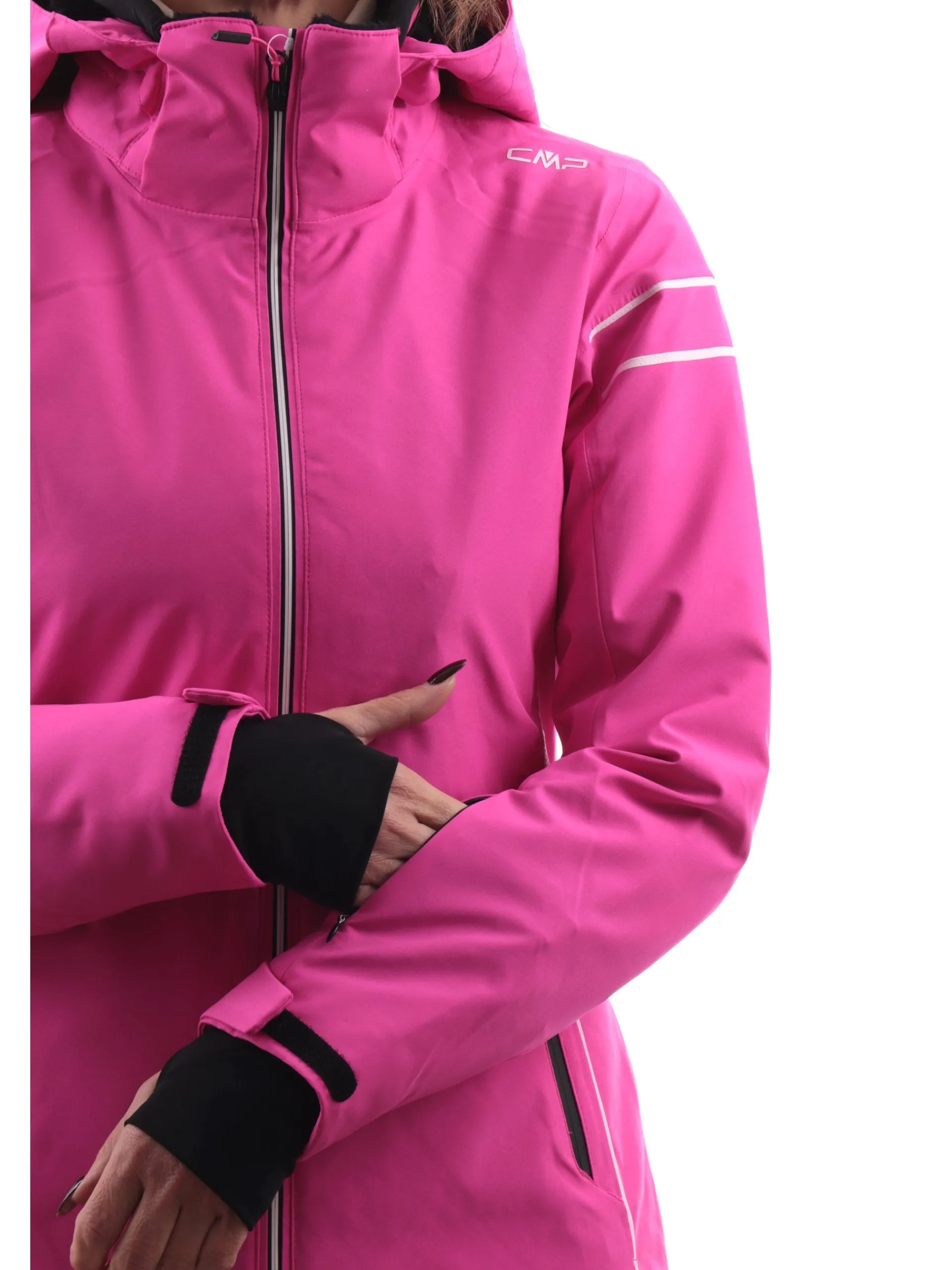 CMP Abbigliamento|Giubbini*Giacca sci fucsia da donna antineve 34W4516