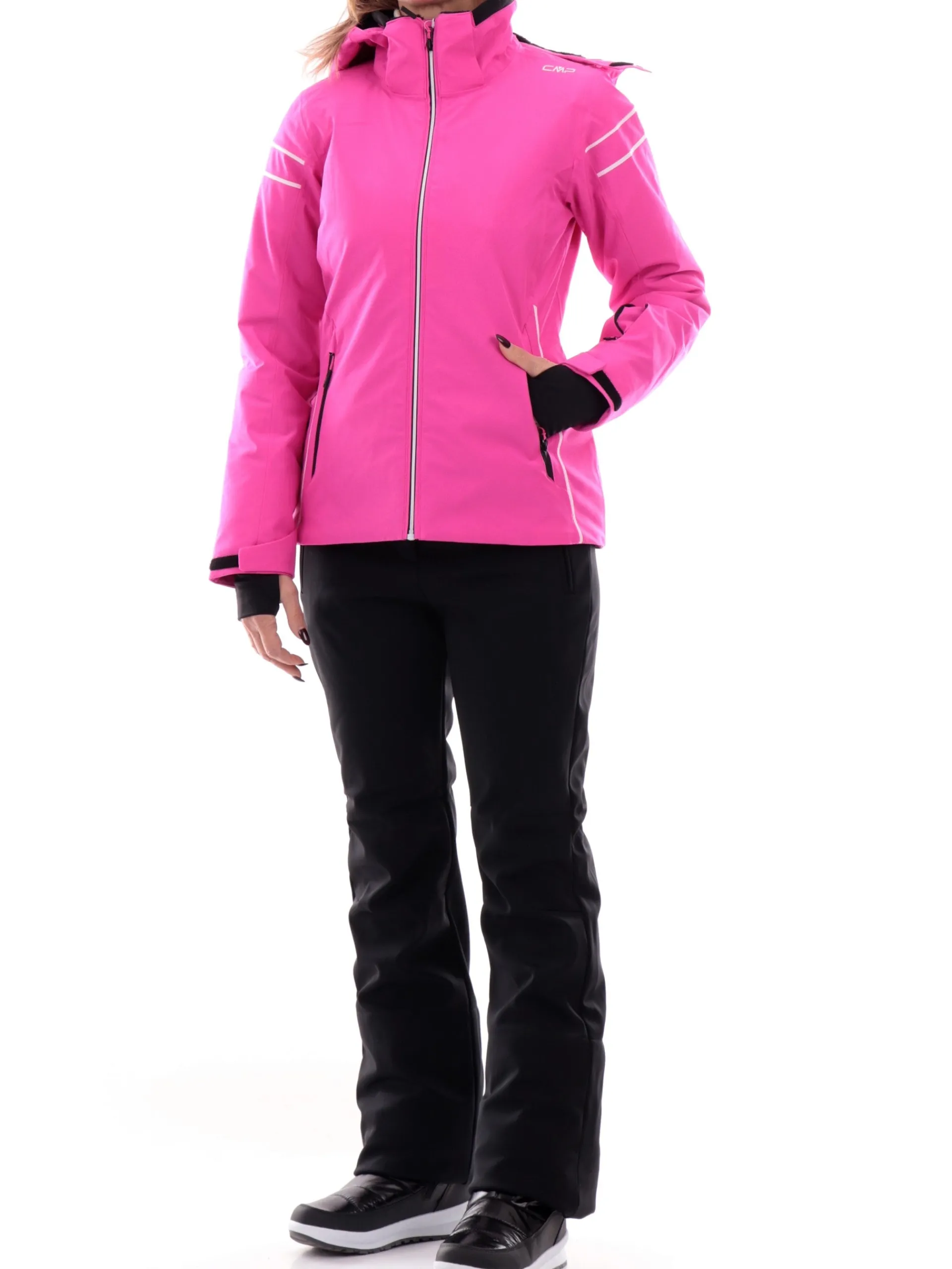 CMP Abbigliamento|Giubbini*Giacca sci fucsia da donna antineve 34W4516