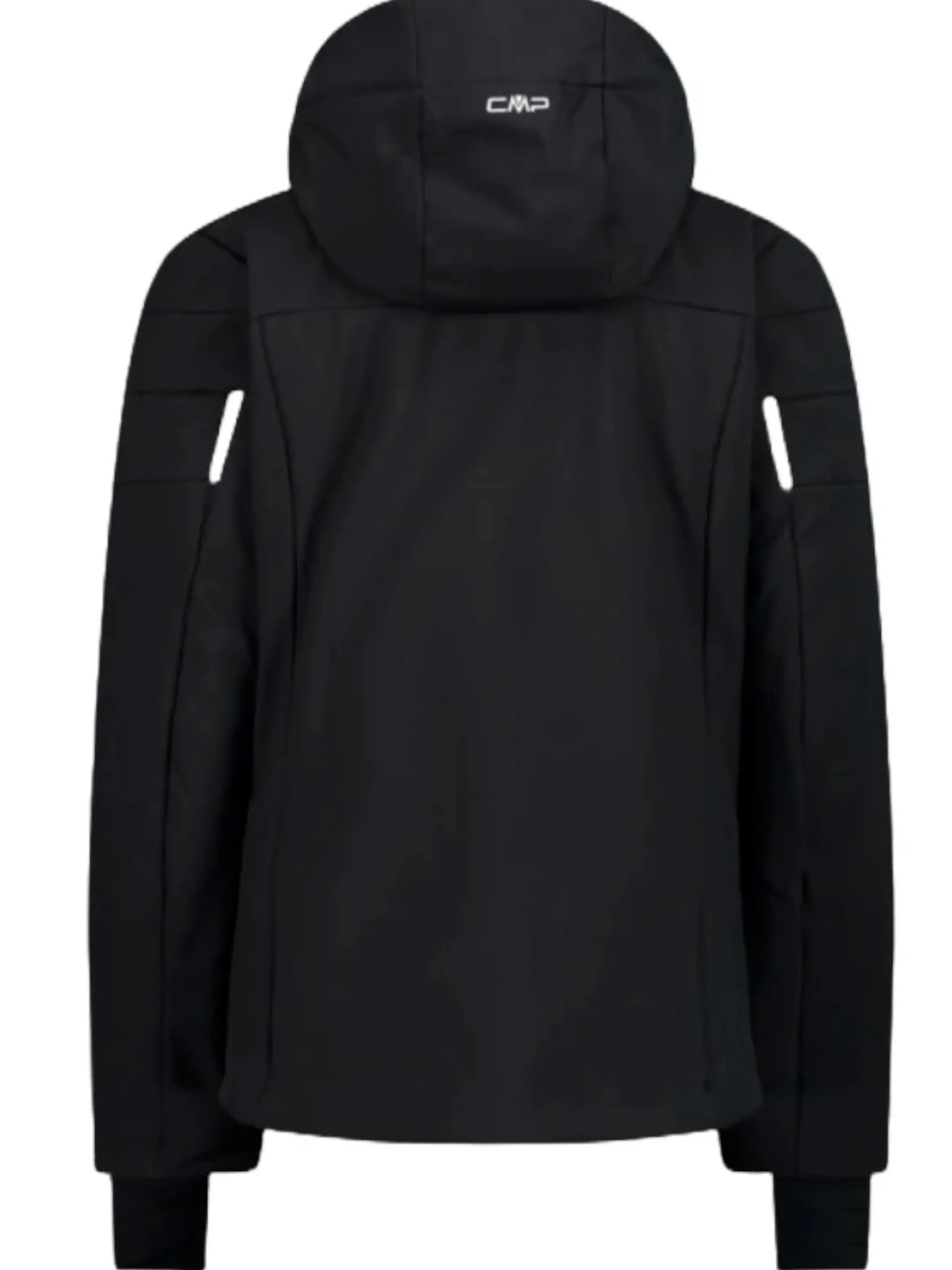 CMP Abbigliamento|Giubbini*Giacca sci nera da donna inserti rossi e bianchi 34W4536