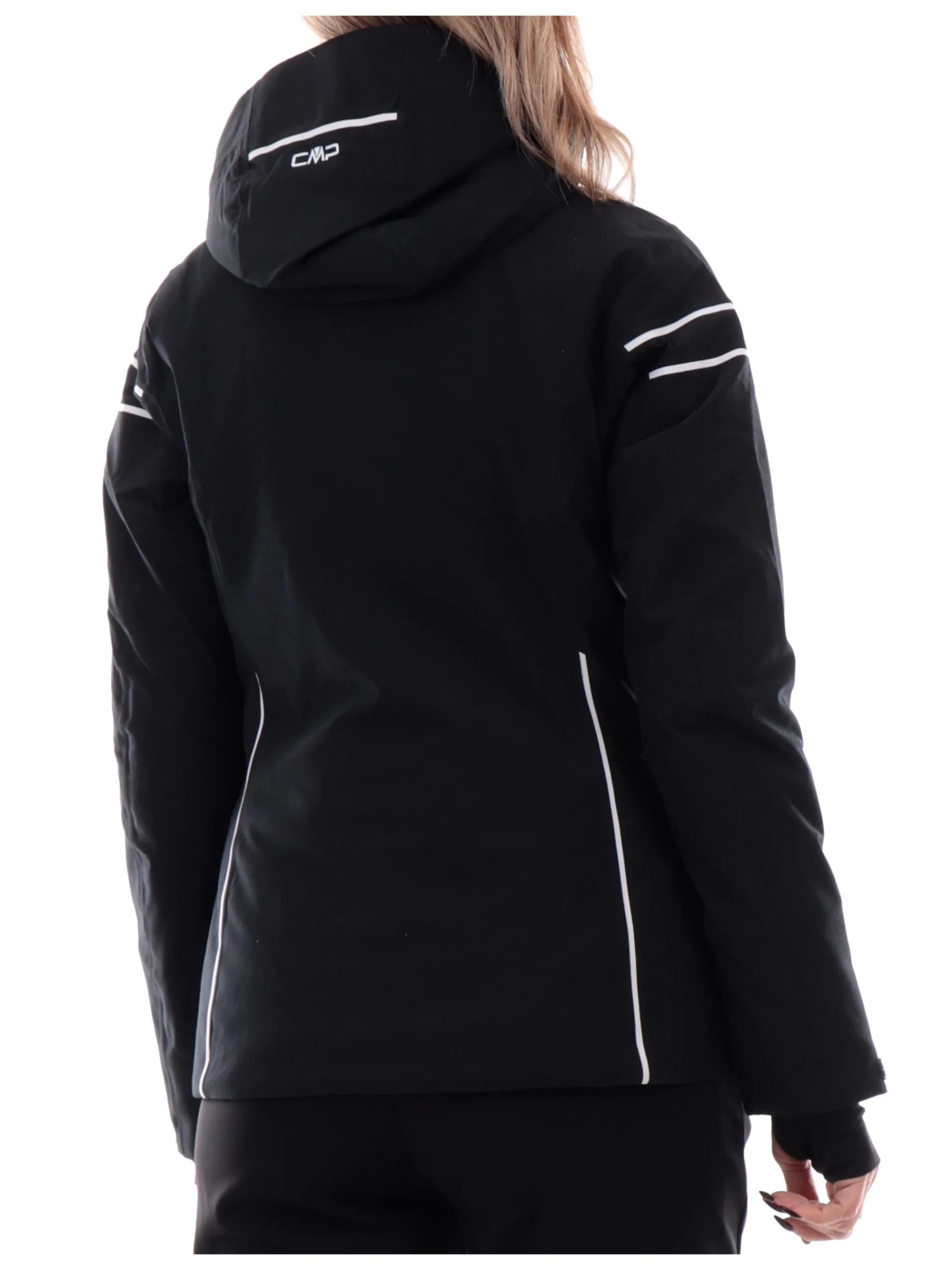 CMP Abbigliamento|Giubbini*Giacca sci nera da donna antineve 34W4516