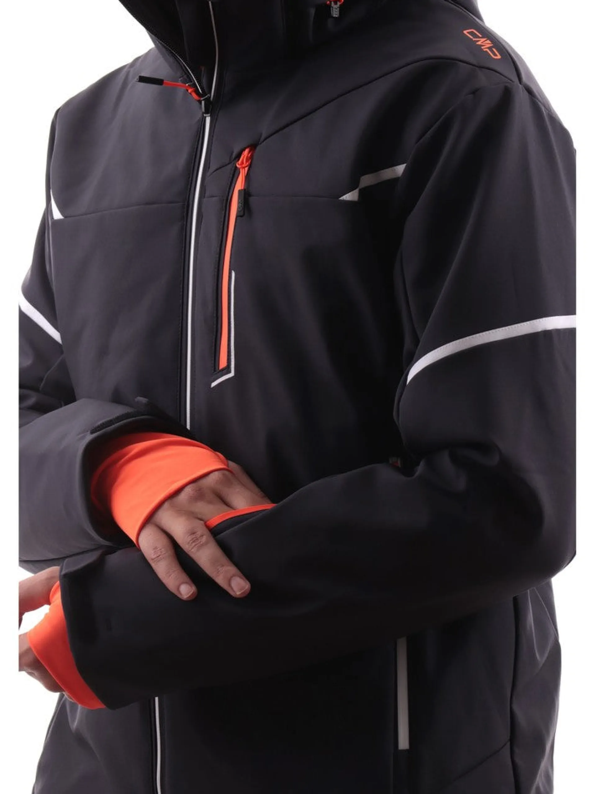 CMP Abbigliamento|Giubbini*Giacca sci nera da uomo 33W0897