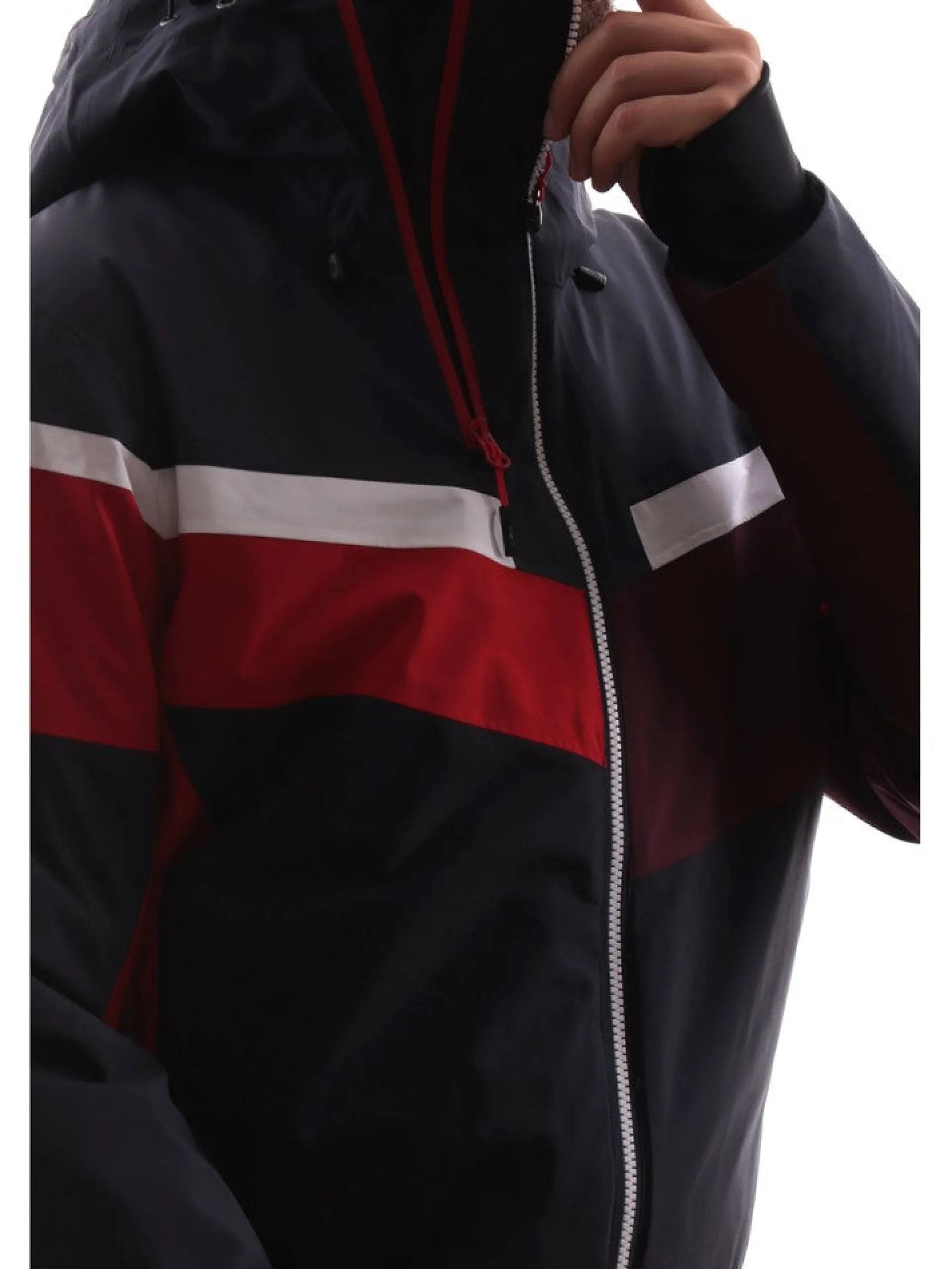 CMP Abbigliamento|Giubbini*Giacca sci nera e rossa da uomo 33W0827