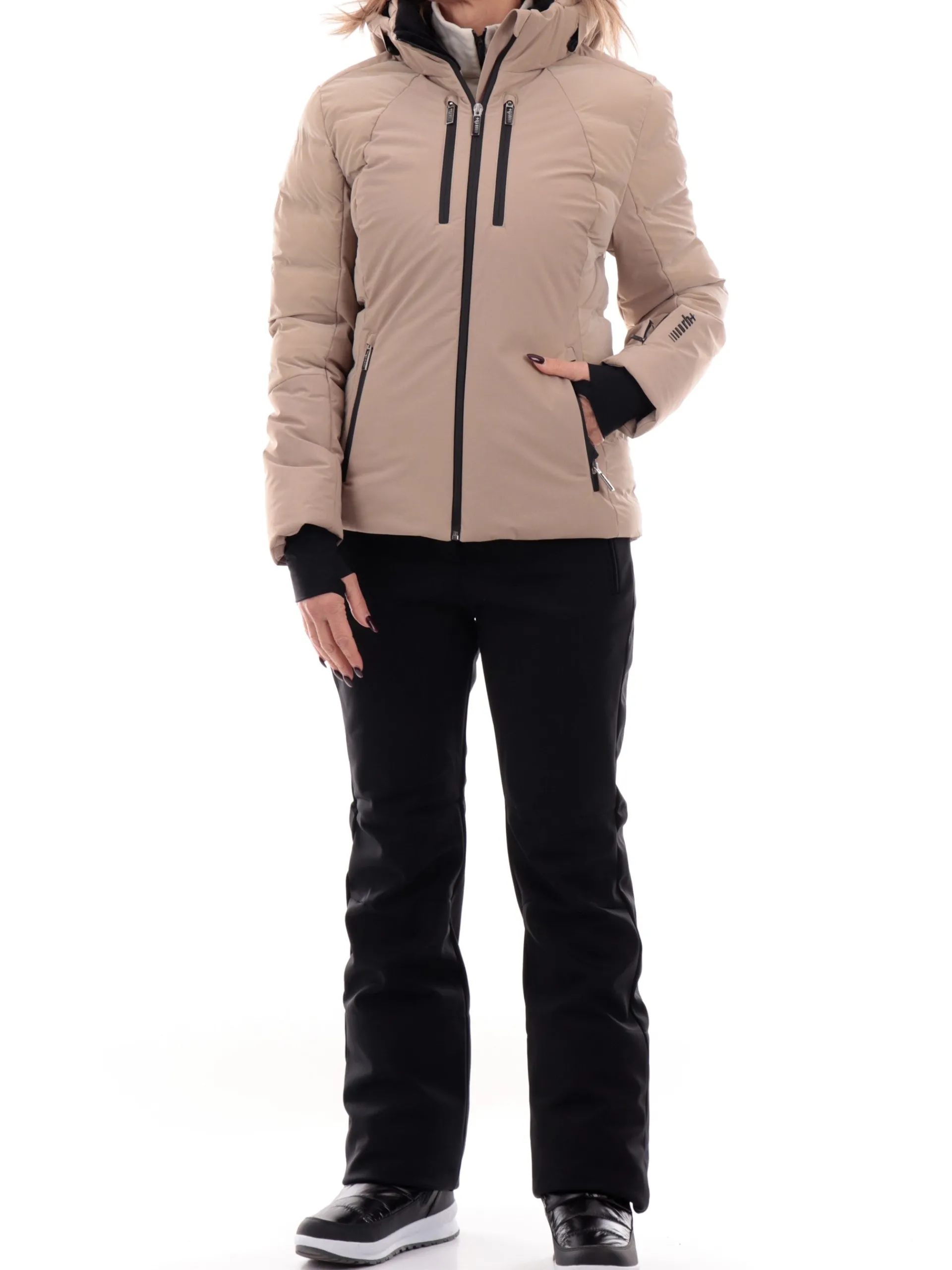 ZERORH+ Abbigliamento|Giubbini*Giacca sci ZeroRH beige da donna Artemide Evo IND3165