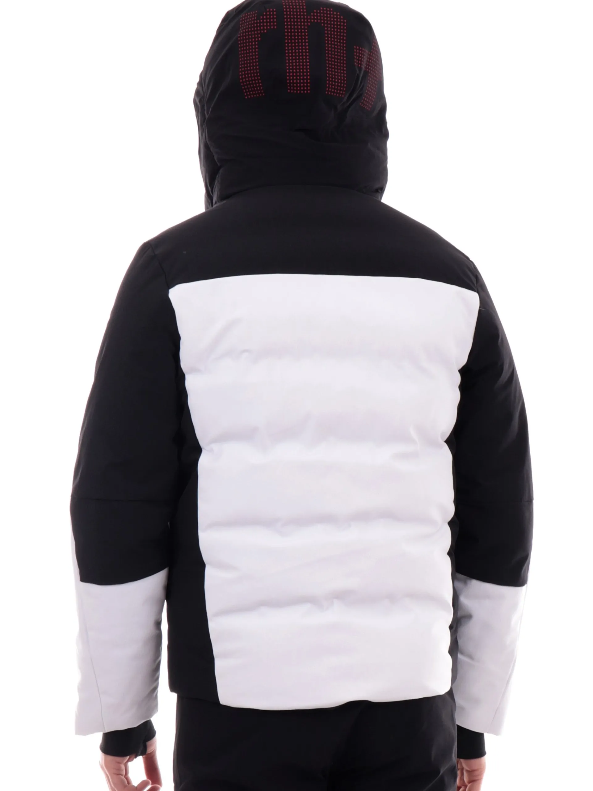 ZERORH+ Abbigliamento|Giubbini*Giacca sci ZeroRh bianca e nera da uomo Solaris INU3133