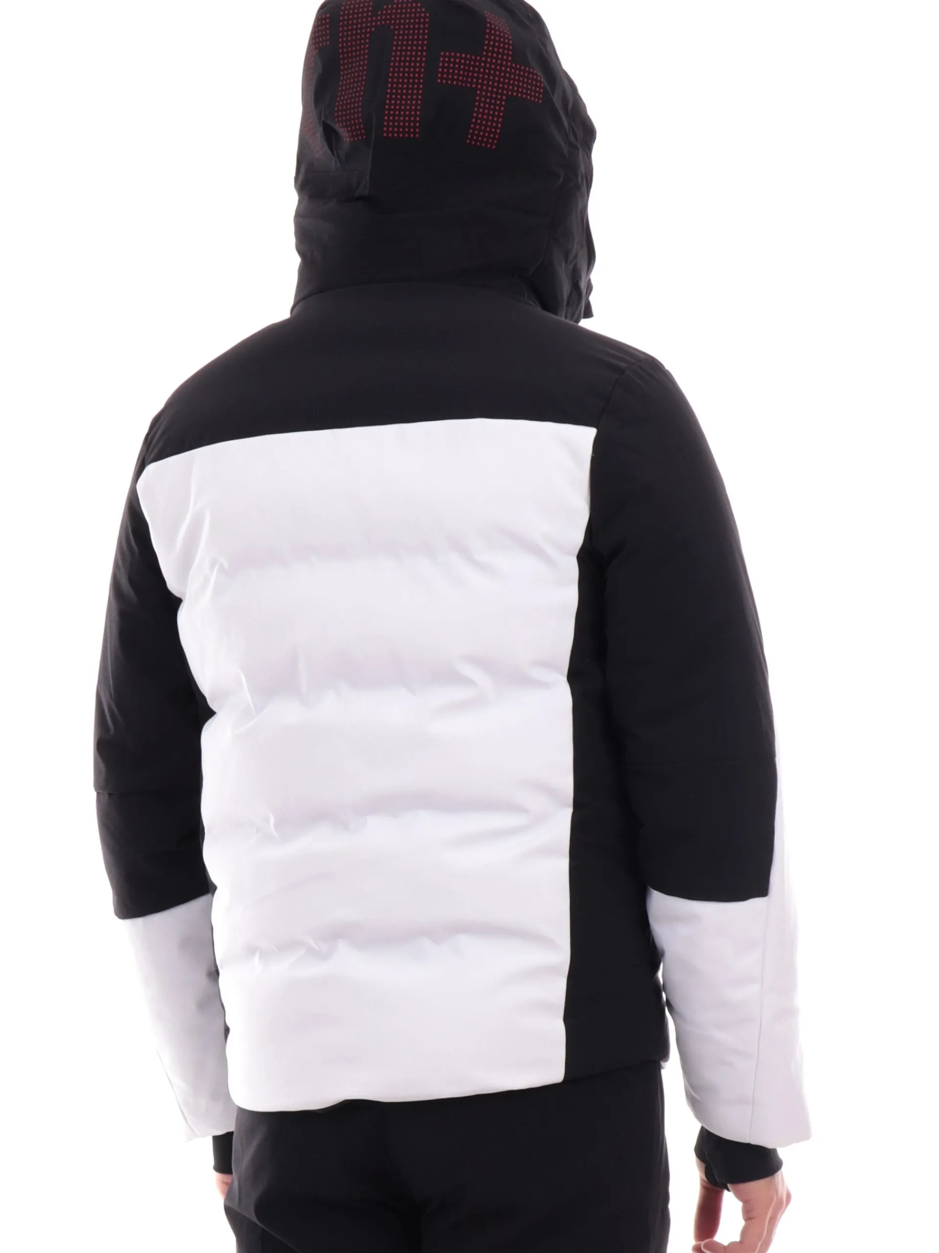 ZERORH+ Abbigliamento|Giubbini*Giacca sci ZeroRh bianca e nera da uomo Solaris INU3133
