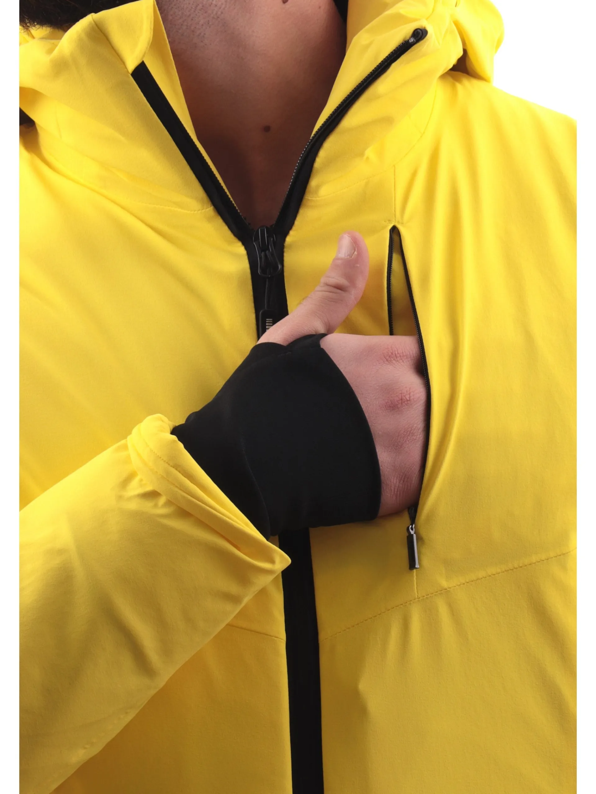 ZERORH+ Abbigliamento|Giubbini*Giacca sci ZeroRH gialla da uomo Dorado INU3135