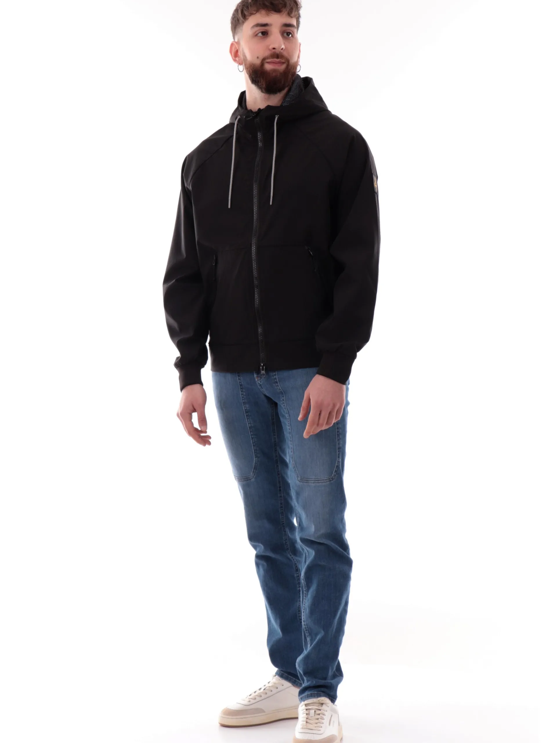 REFRIGIWEAR Giubbini*Giacca tecnica nera da uomo Speed G05718