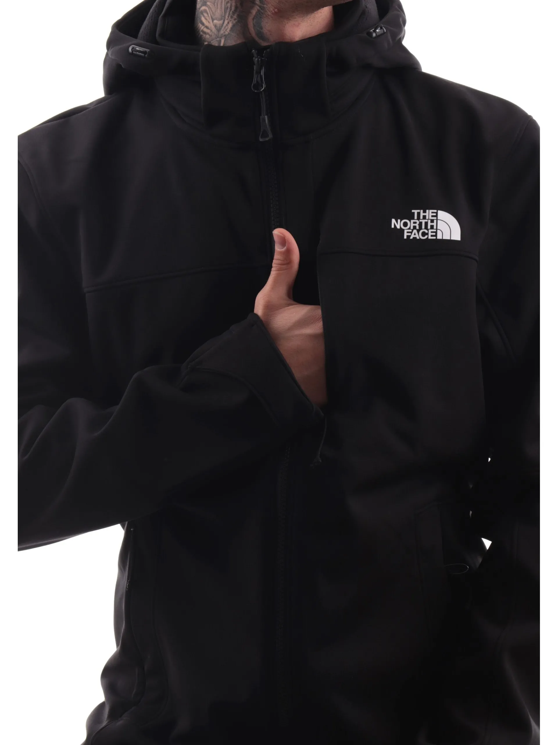 THE NORTH FACE Giubbini*Giacca nera da uomo Diablo Softshell Detach NF0A7ZFS