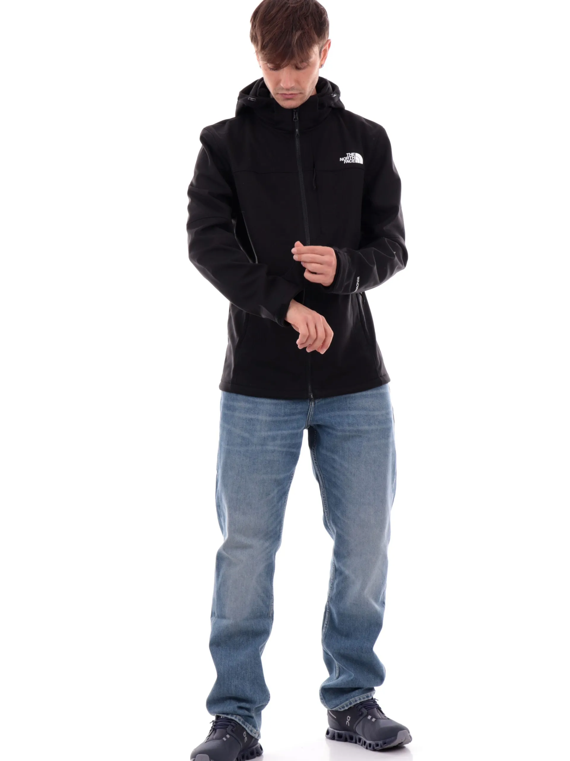 THE NORTH FACE Giubbini*Giacca nera da uomo Diablo Softshell Detach NF0A7ZFS