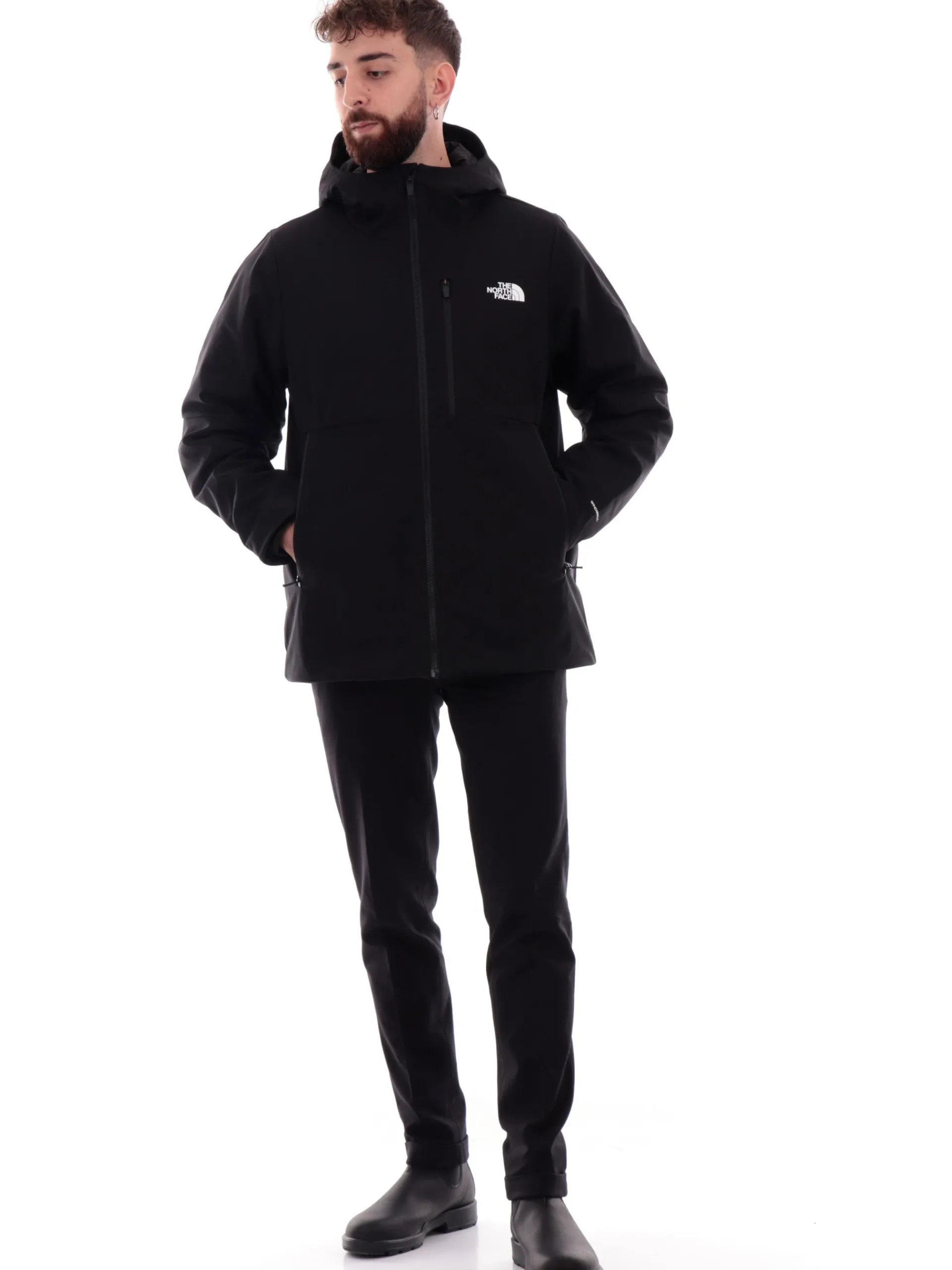 THE NORTH FACE Giubbini*Giacca nera da uomo Apex Elevation NF0A84IF