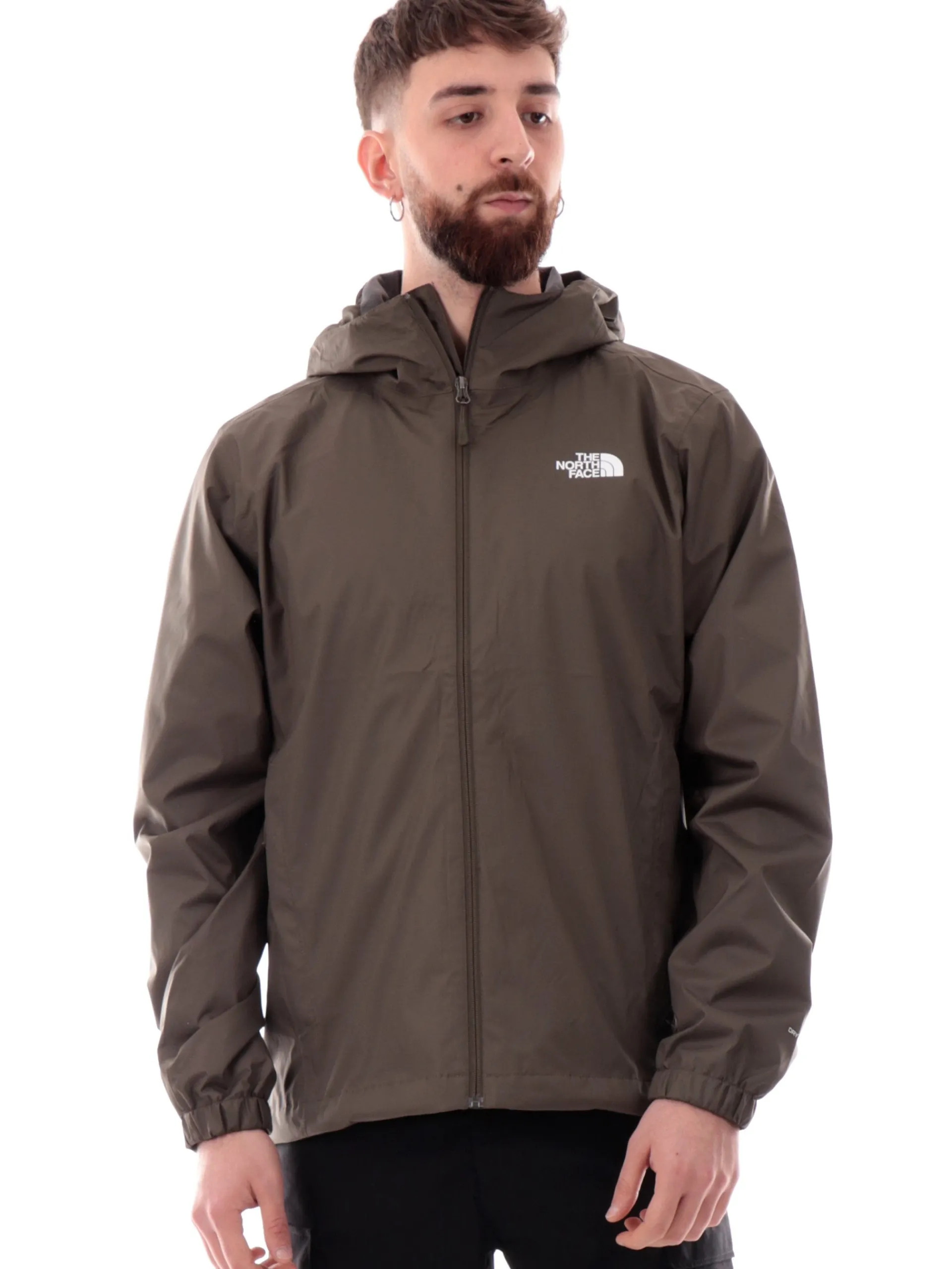 THE NORTH FACE Giubbini*Giacca tecnica Quest verde da uomo full zip con cappuccio NF00A8AZ