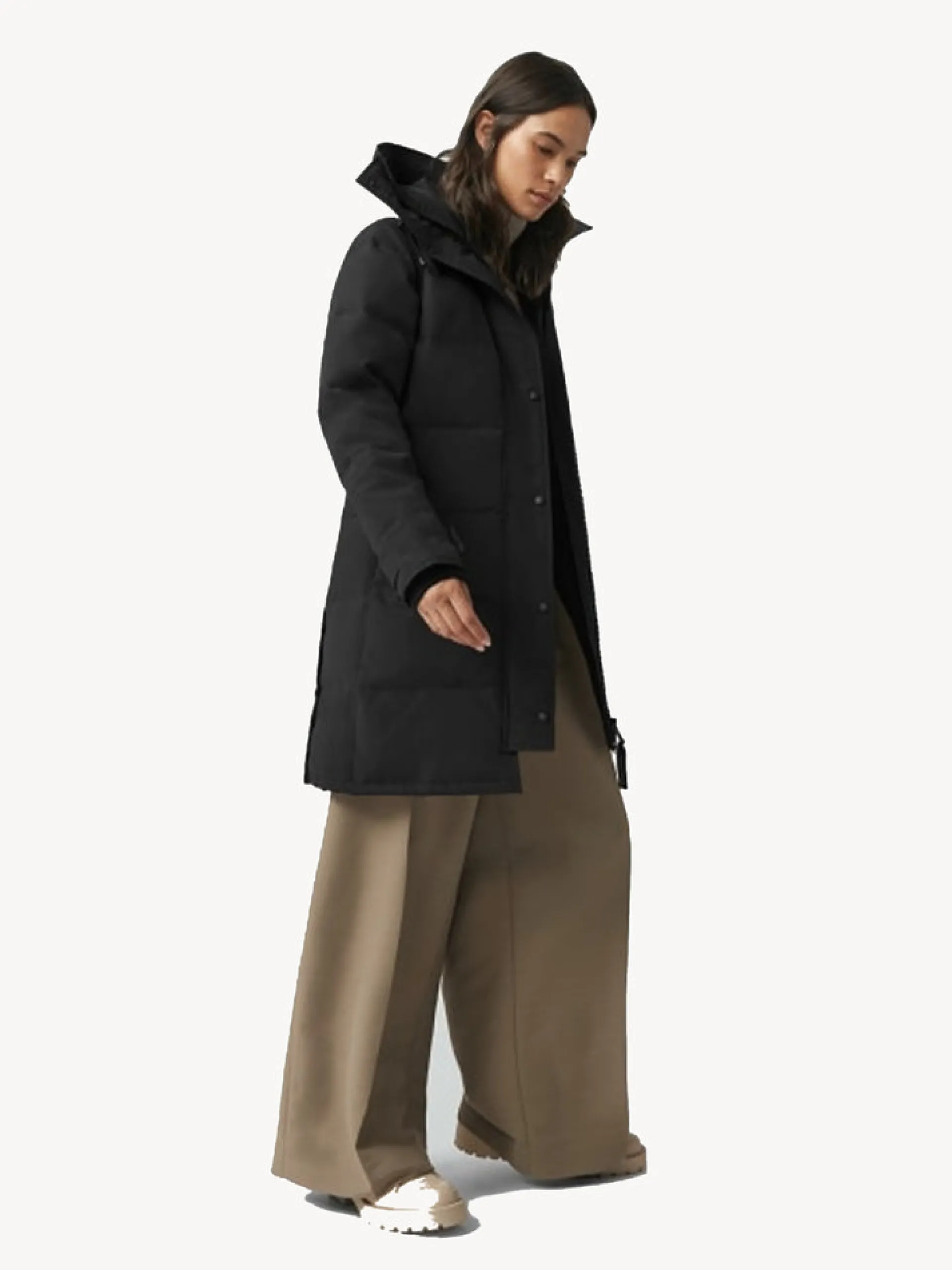 CANADA GOOSE Giubbotti*Giaccone da donna nero Shelburne Parka 3802L
