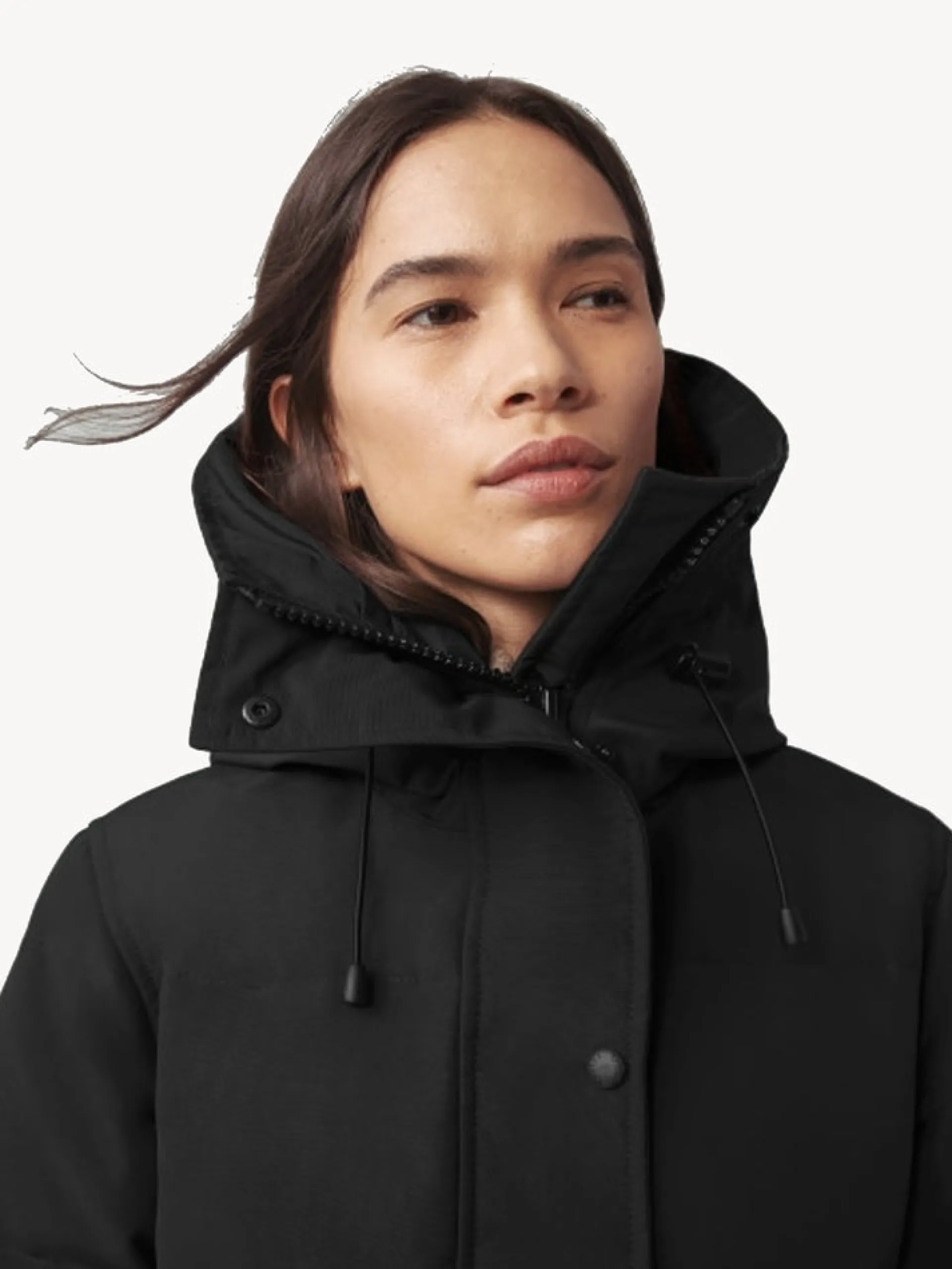 CANADA GOOSE Giubbotti*Giaccone da donna nero Shelburne Parka 3802L