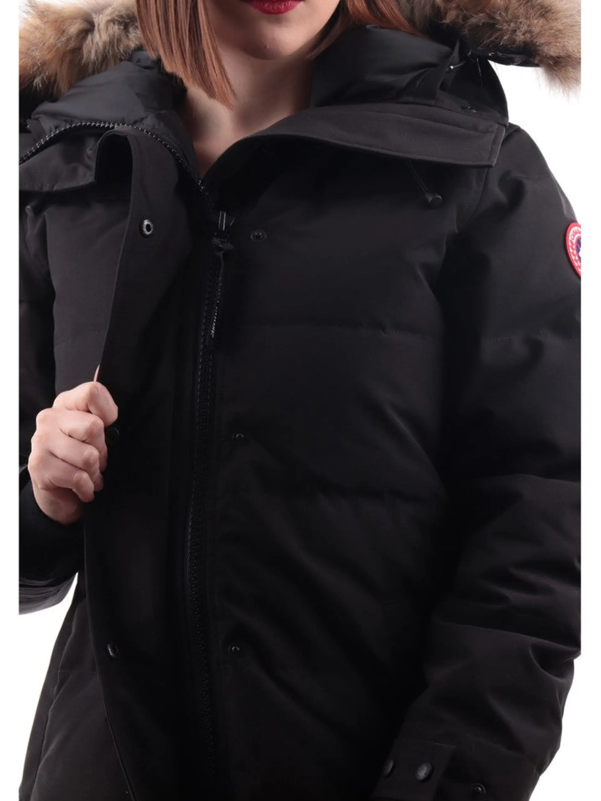 CANADA GOOSE Giubbotti*Giaccone da donna nero Shelburne Parka 3802L