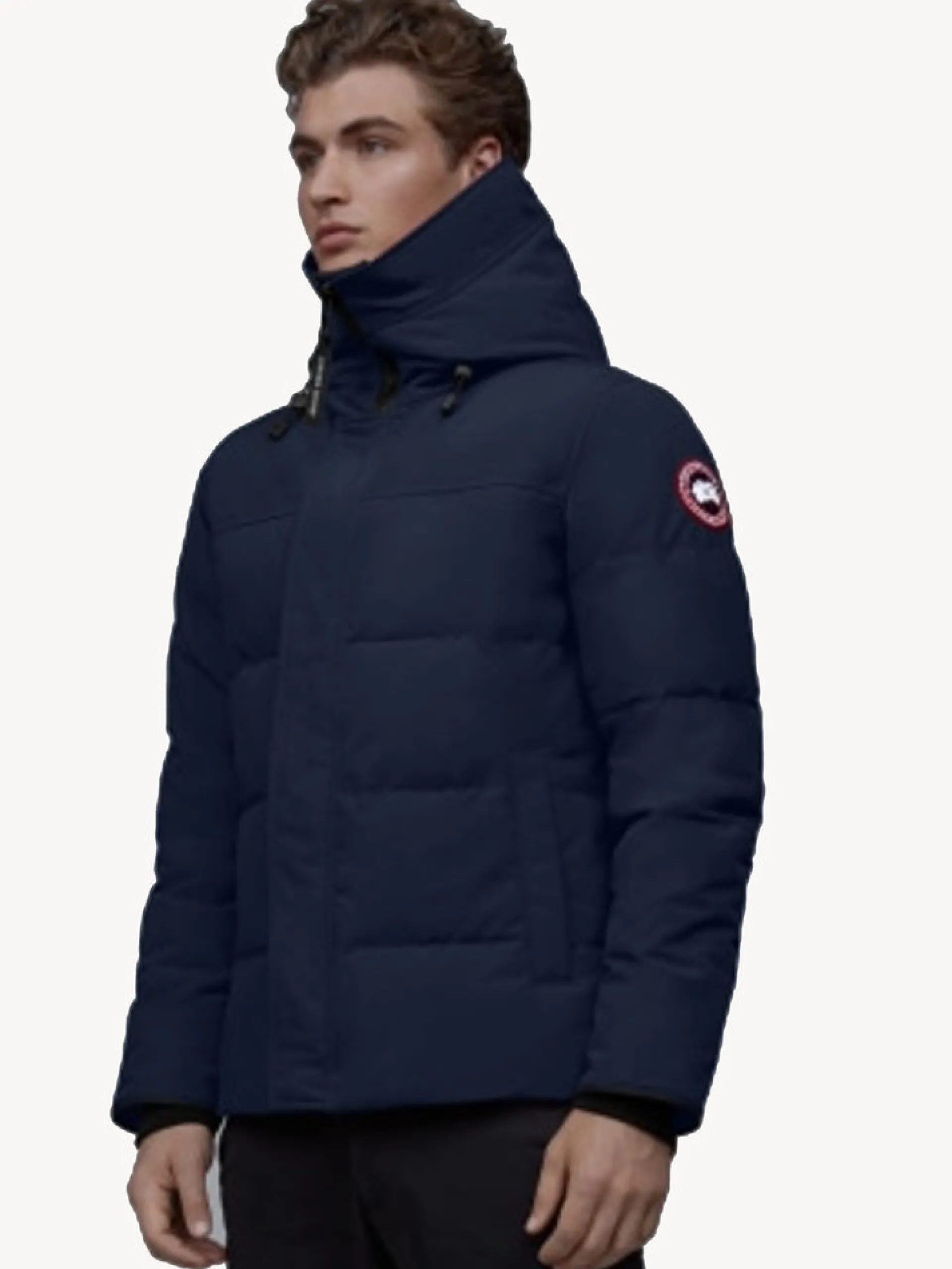 CANADA GOOSE Giubbotti*Giaccone MacMillan Parka Blu da Uomo 3804M63