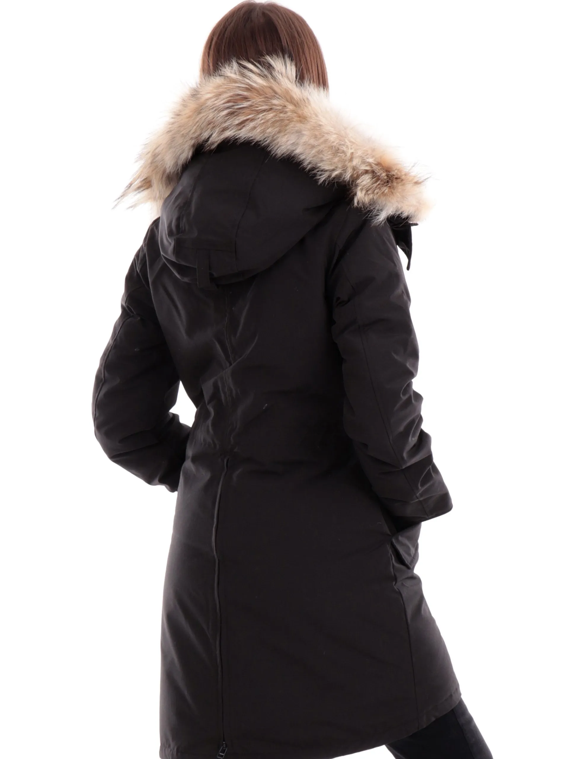 CANADA GOOSE Giubbotti*Giaccone nero da donna Rossclair Parka 2580L