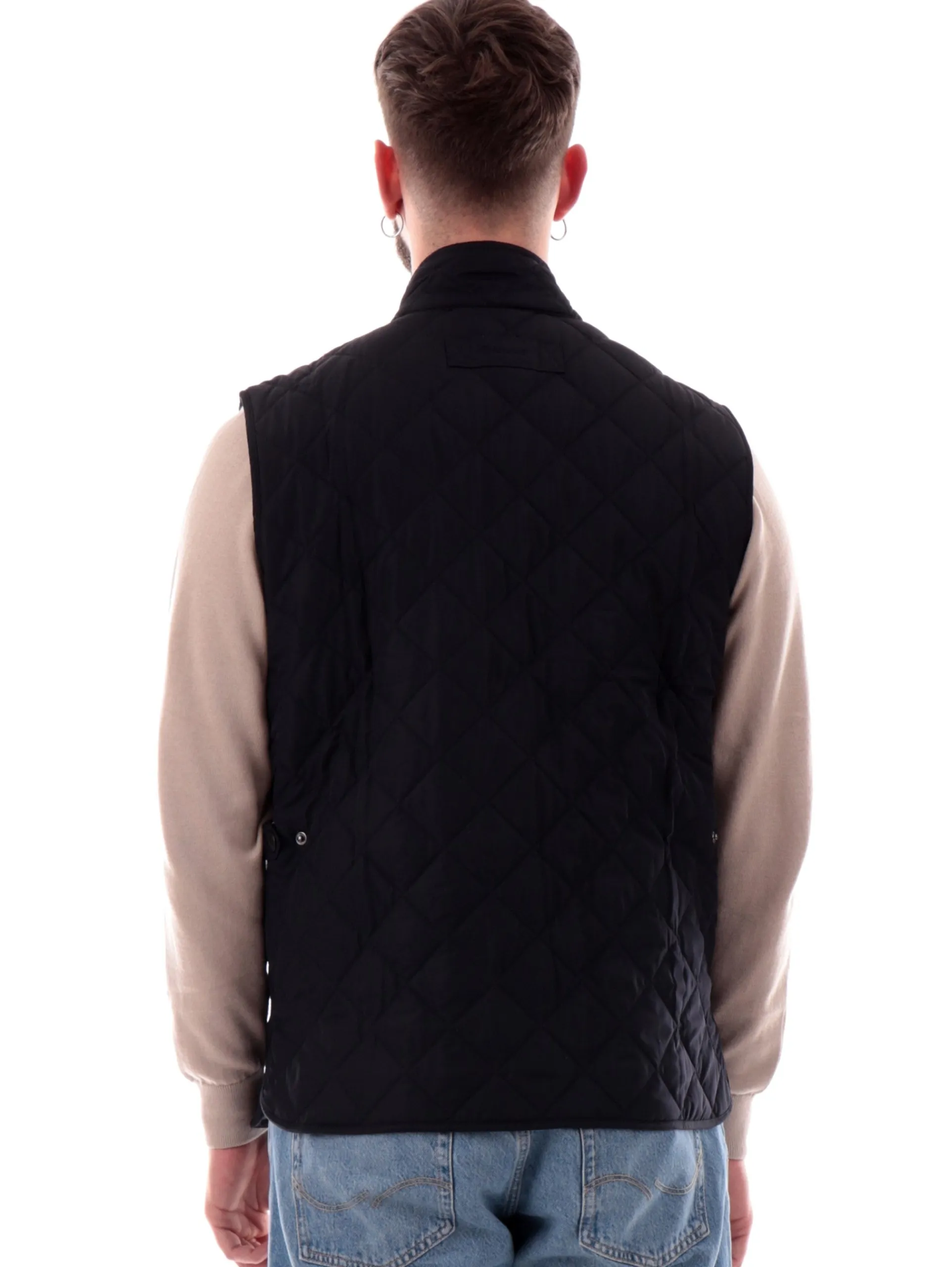 BARBOUR Gilet*Gilet blu New Lowerdale da uomo trapuntato MGI0245