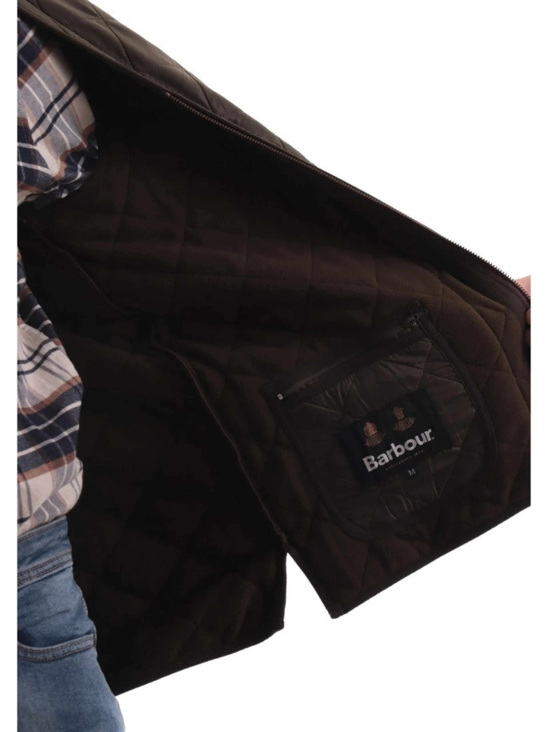 BARBOUR Gilet*Gilet verde da uomo Polarquilt Waistcoat MLI0002
