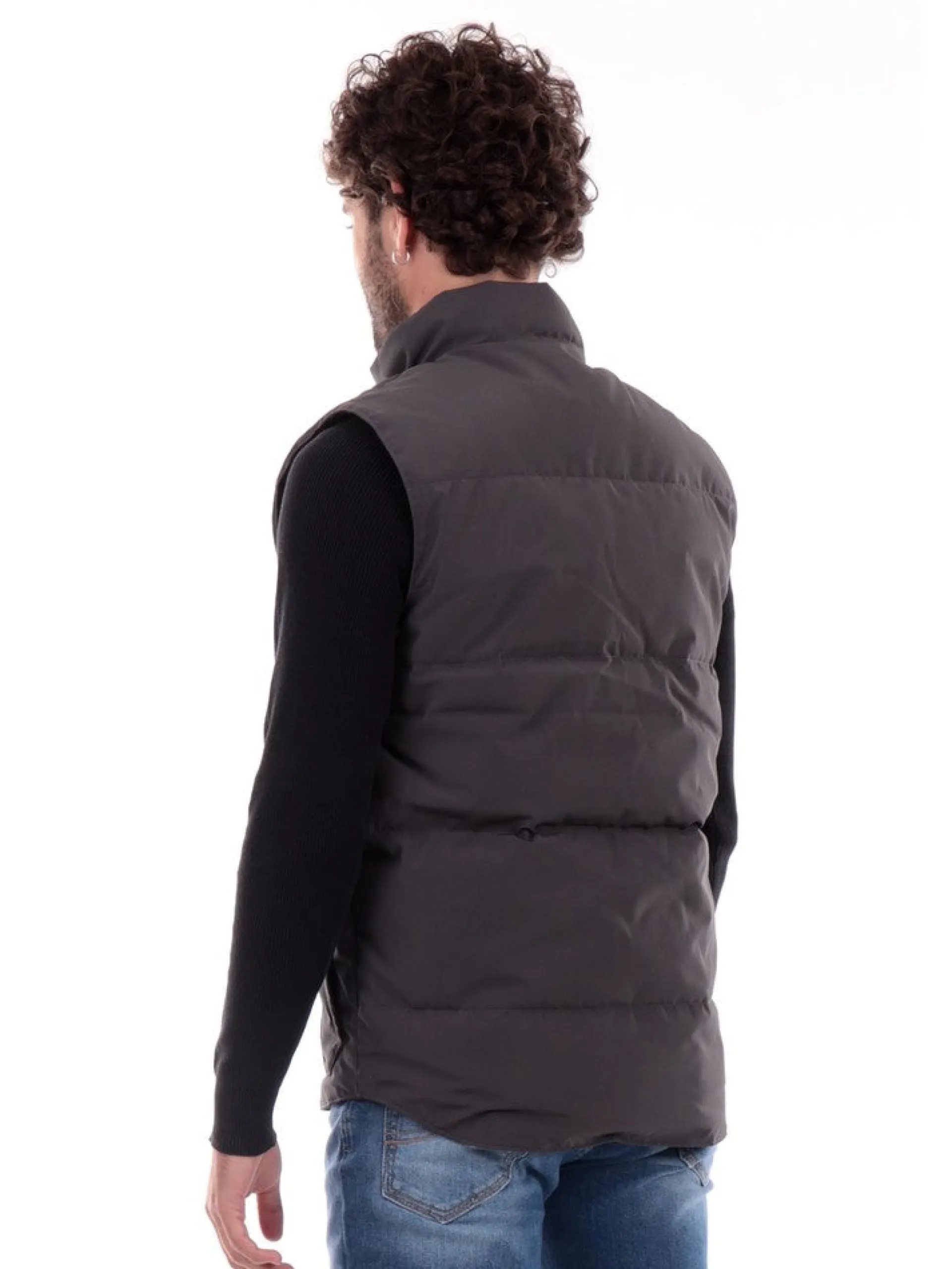 CANADA GOOSE Gilet*Gilet grigio da uomo Freestyle Crew 4154M