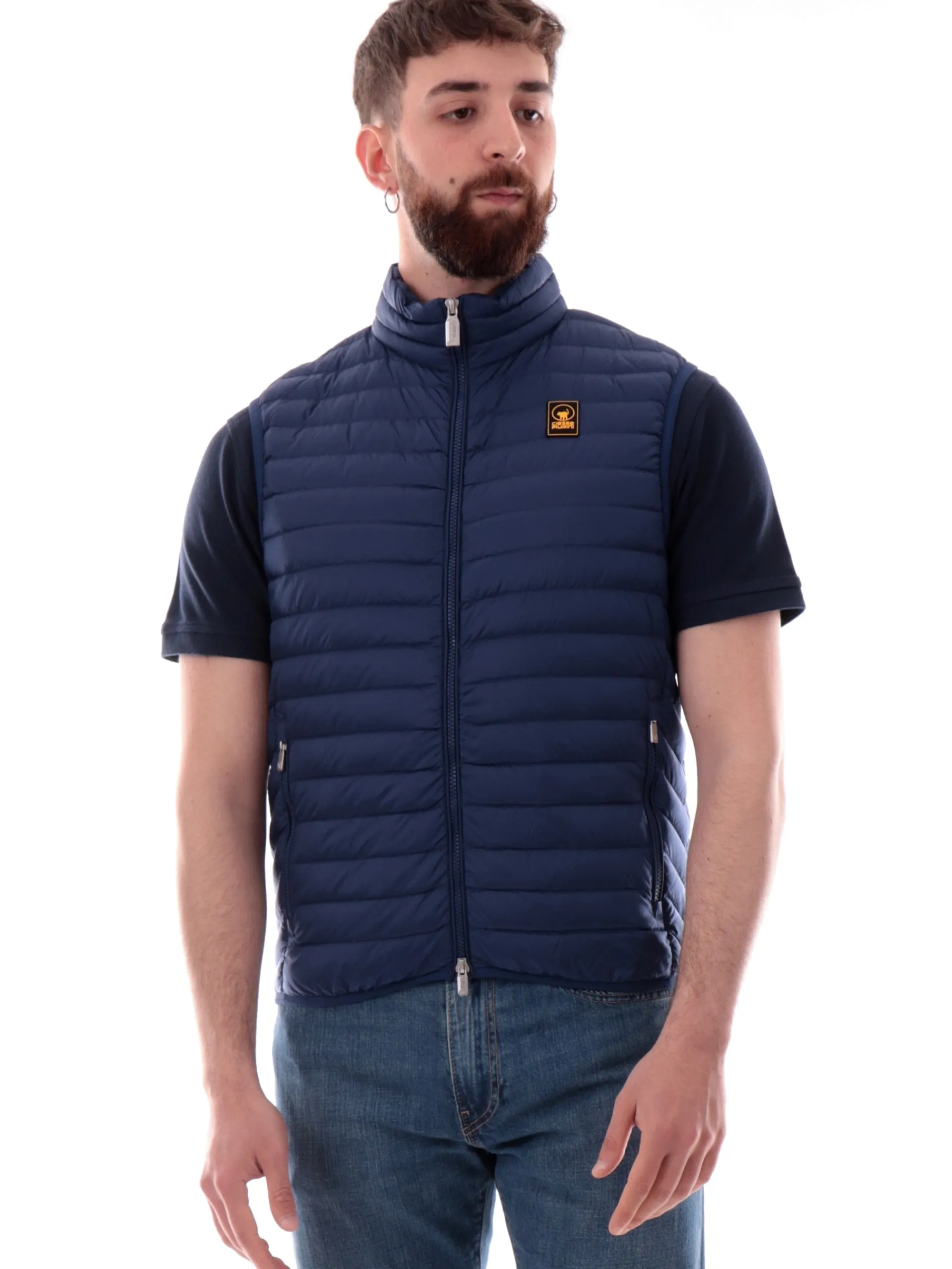 CIESSE Gilet*Gilet blu da uomo realizzato in morbida piuma 100 grammi MV20128N0210D 33