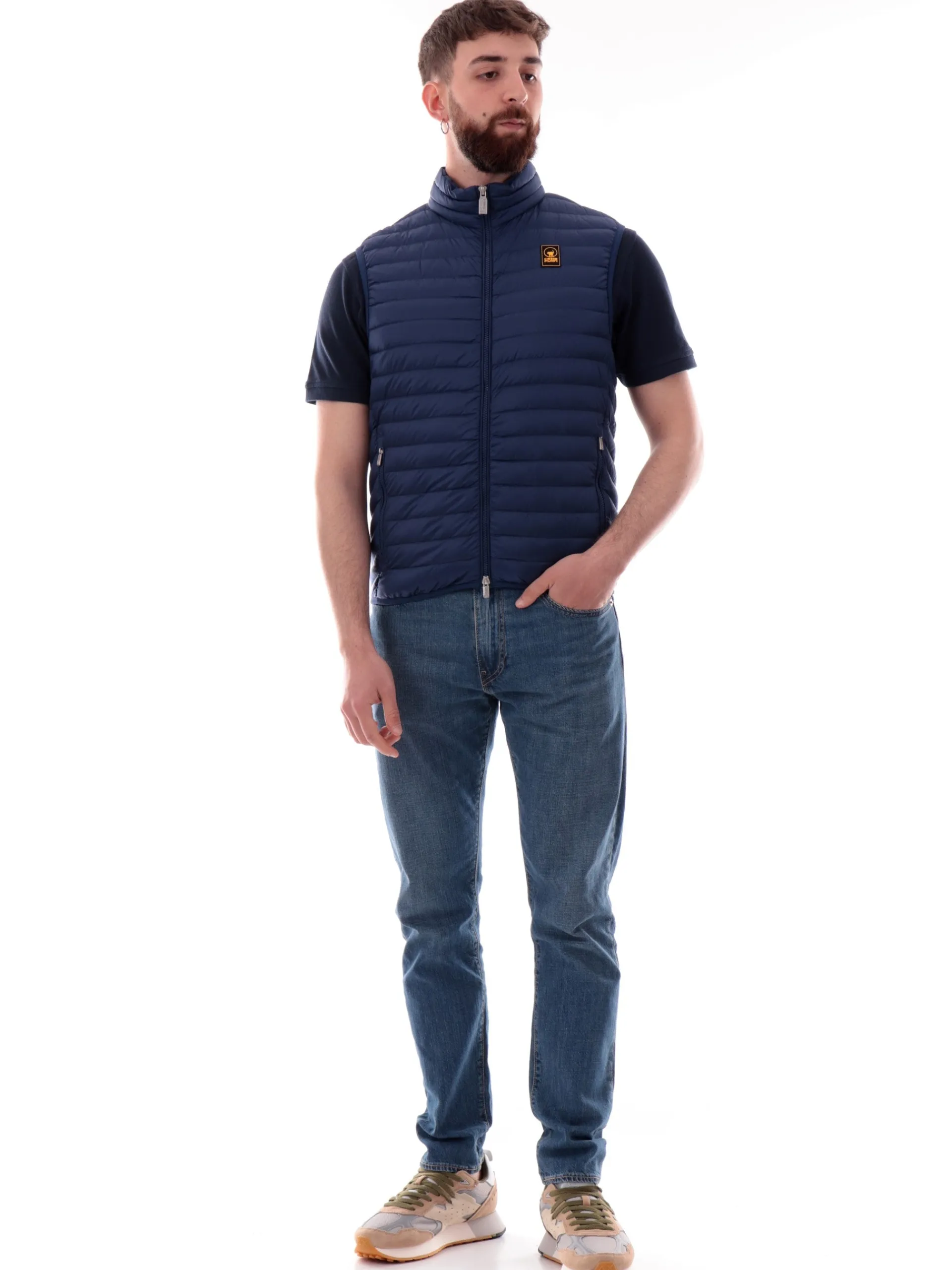 CIESSE Gilet*Gilet blu da uomo realizzato in morbida piuma 100 grammi MV20128N0210D 33