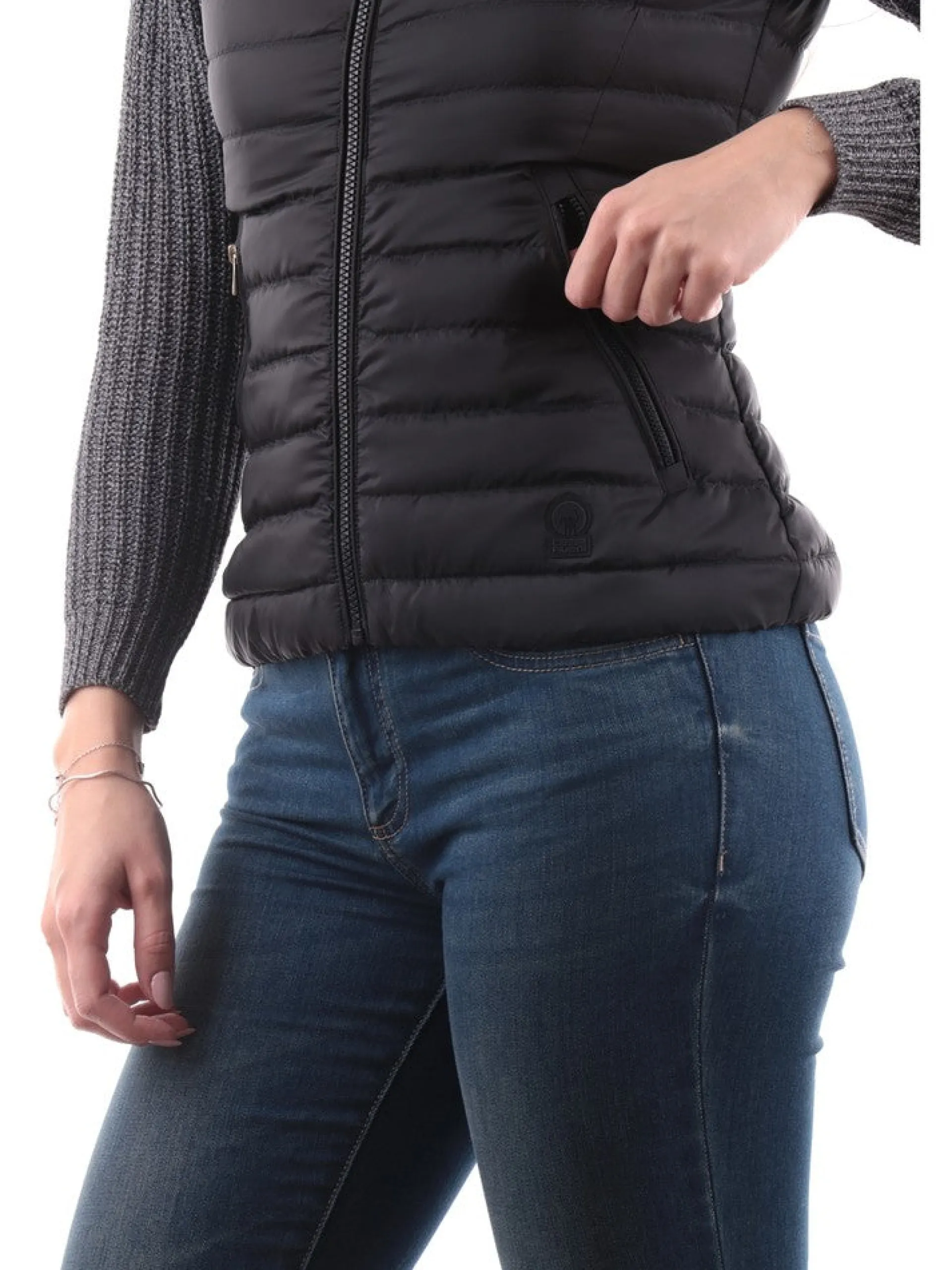 CIESSE Gilet*Gilet nero da donna WV22418P0210D