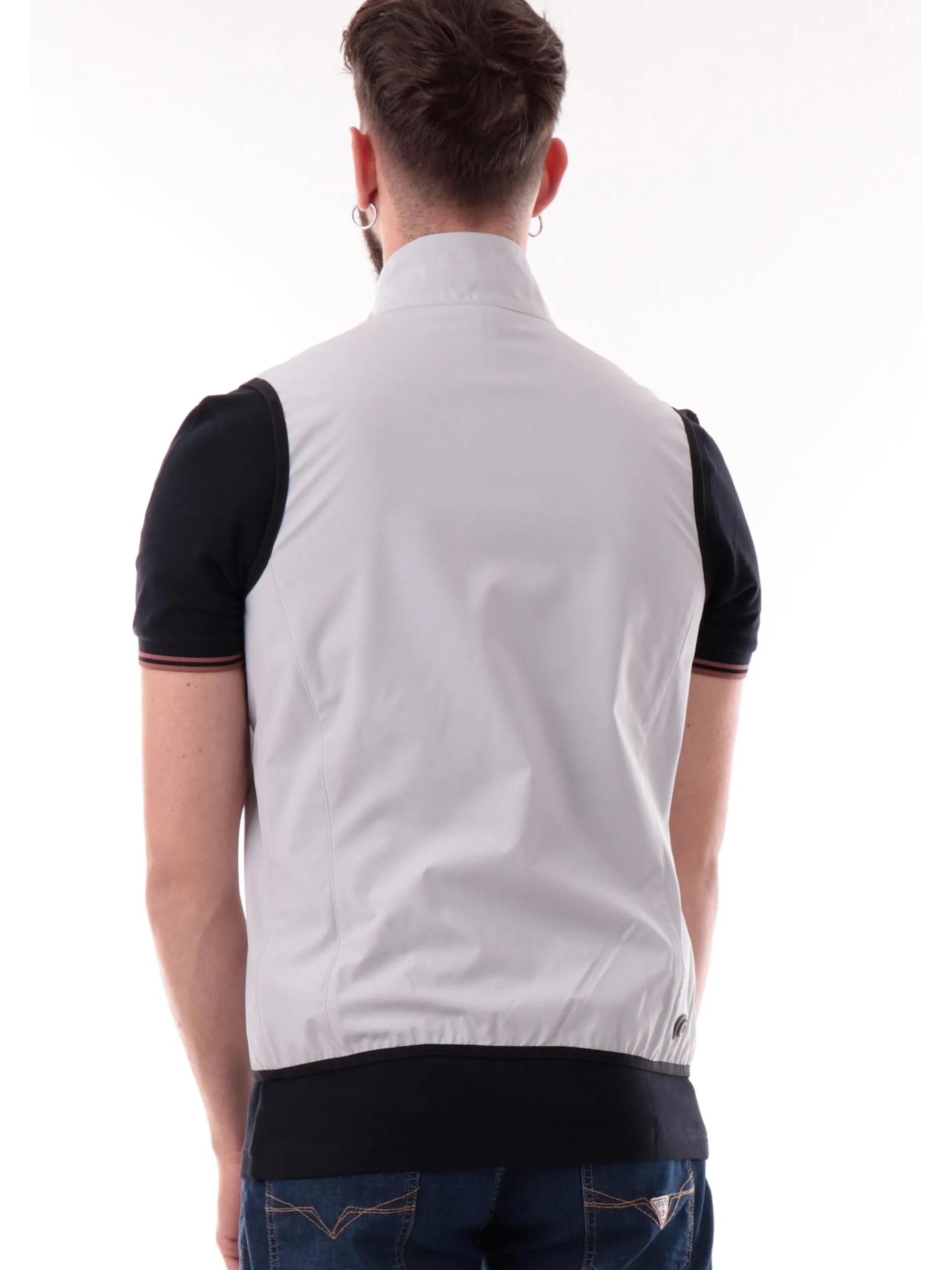 COLMAR Gilet*Gilet grigio da uomo tessuto tecnico 1809R6WV