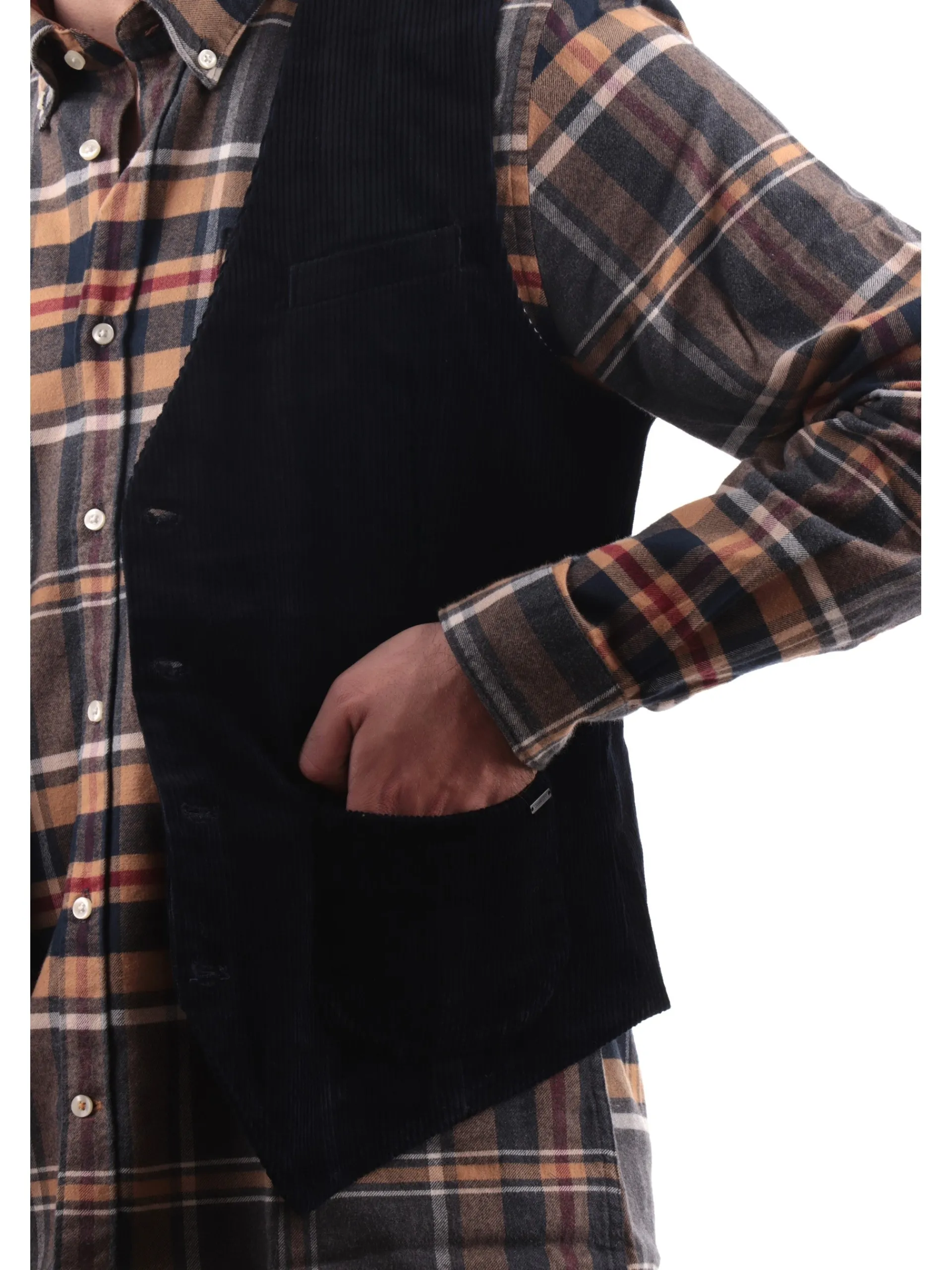 GIANNI LUPO Gilet*Gilet blu navy da uomo elegante GL5159BD