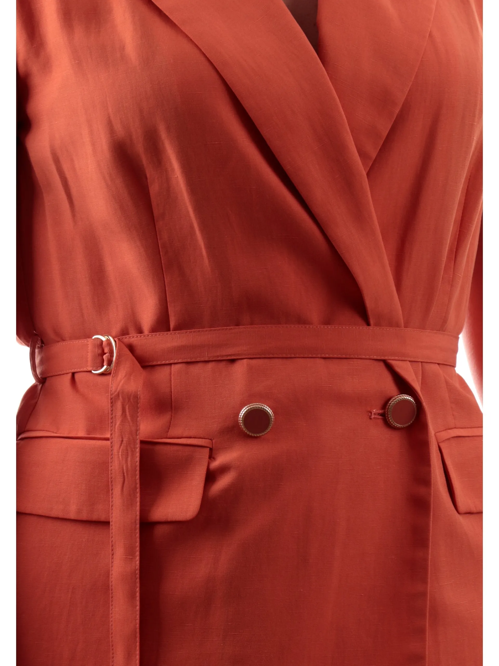 LIU JO MILANO Gilet*Gilet Liu Jo arancione da donna con cintura rimovibile WA5133T4818