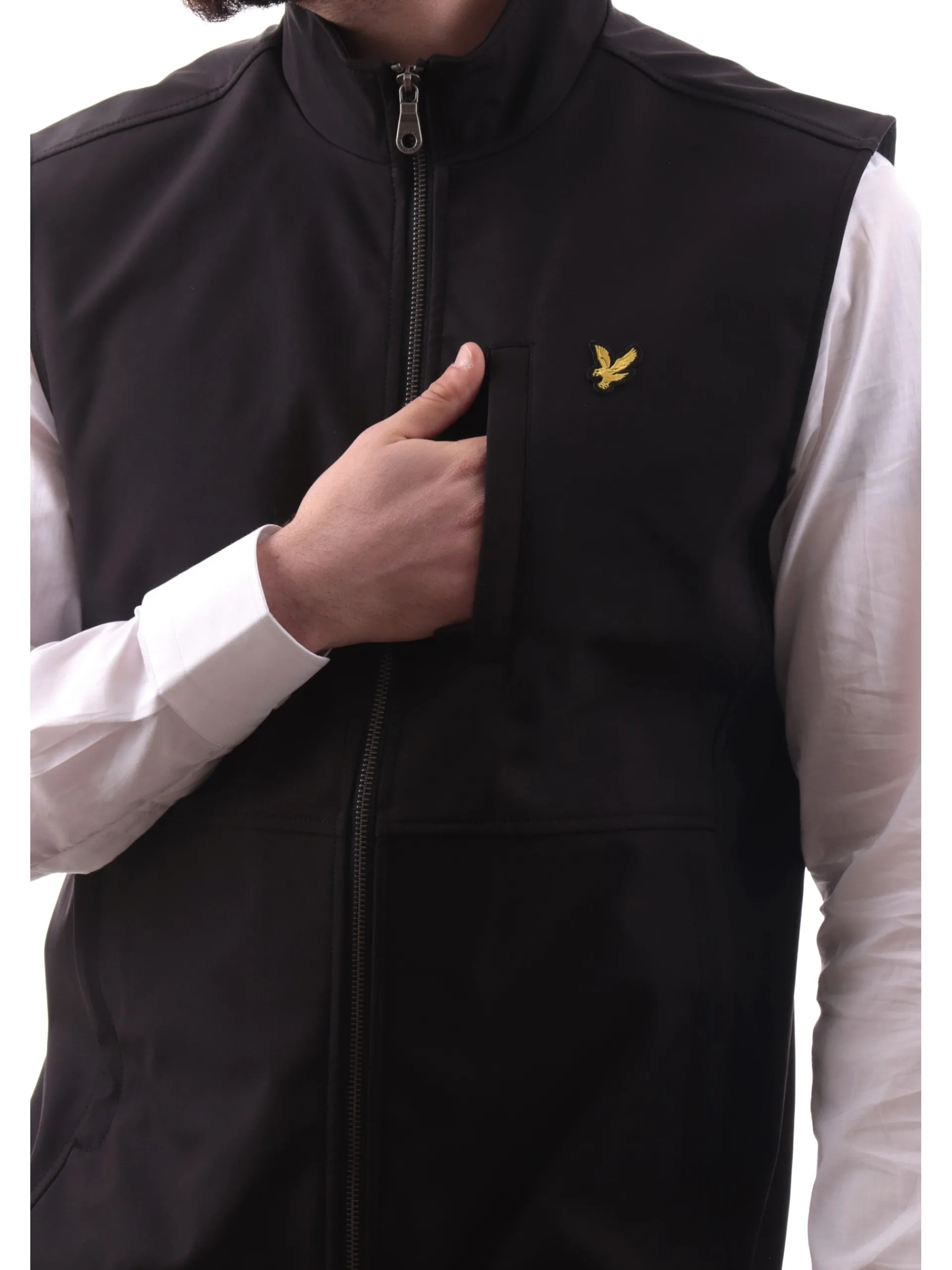 LYLE & SCOTT Gilet*Gilet Lyle Scott tecnico nero da uomo Softshell JK2004V