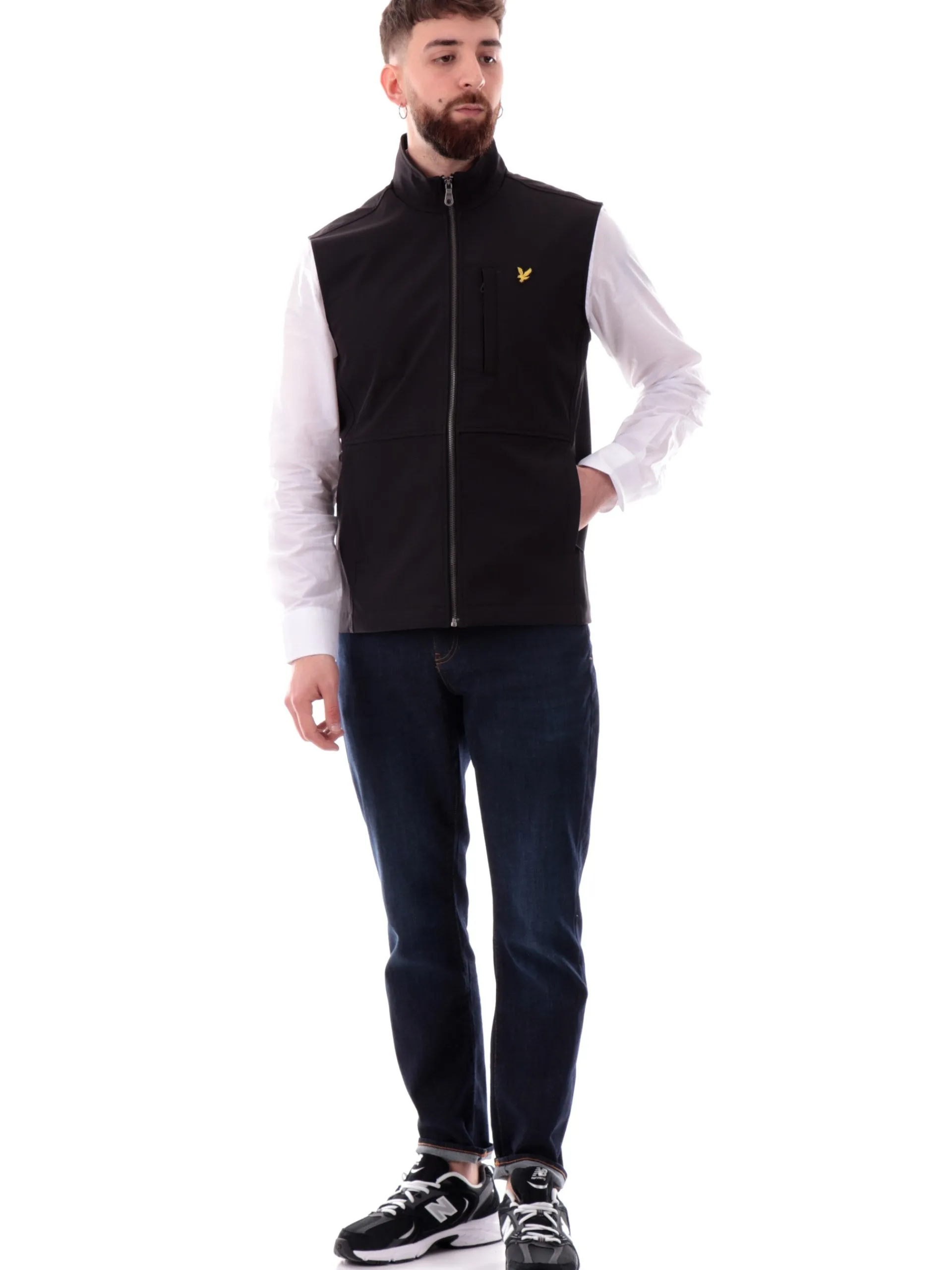 LYLE & SCOTT Gilet*Gilet Lyle Scott tecnico nero da uomo Softshell JK2004V