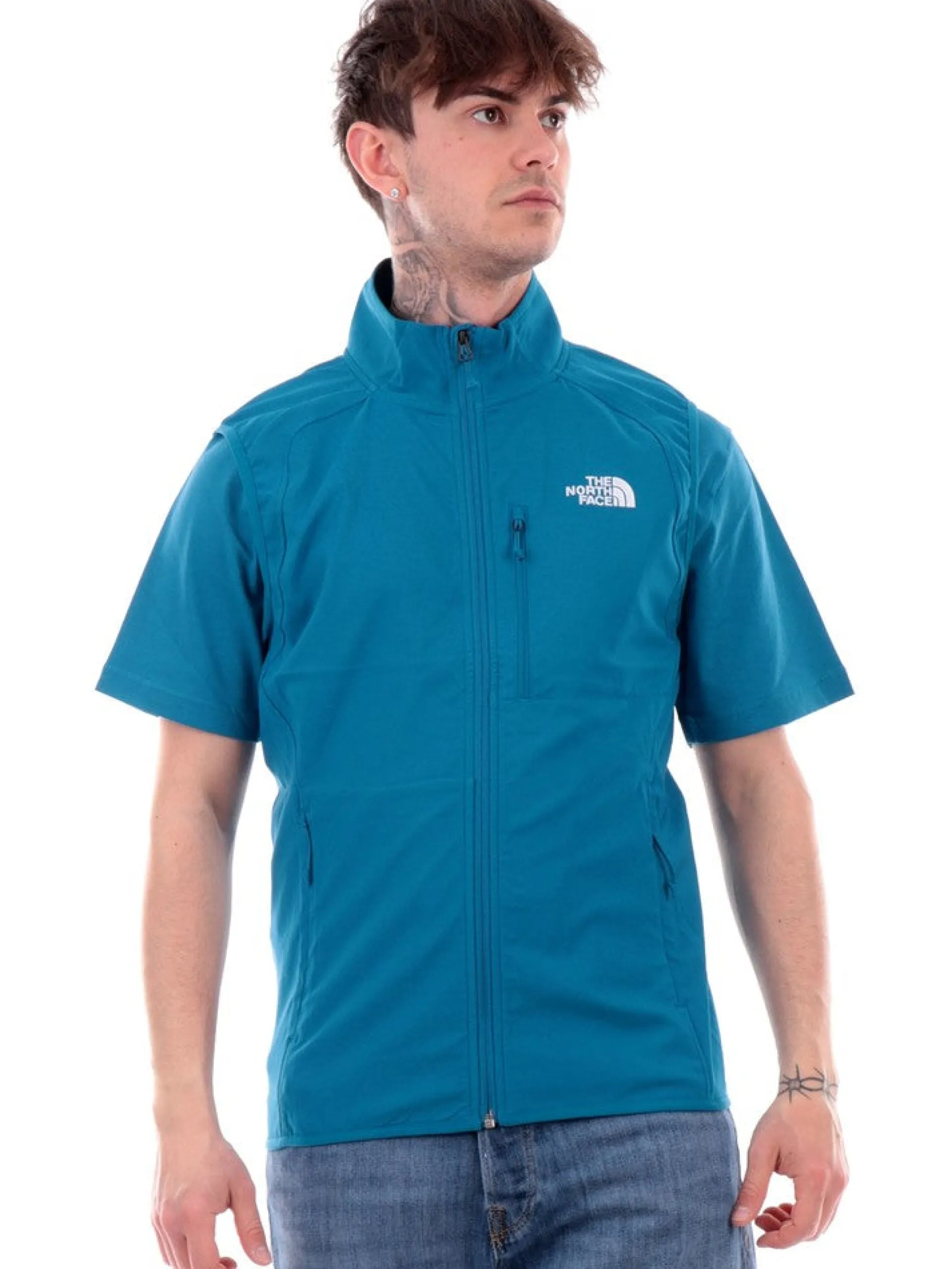 THE NORTH FACE Gilet*Gilet celeste da uomo Nimble Vest NF0A4955