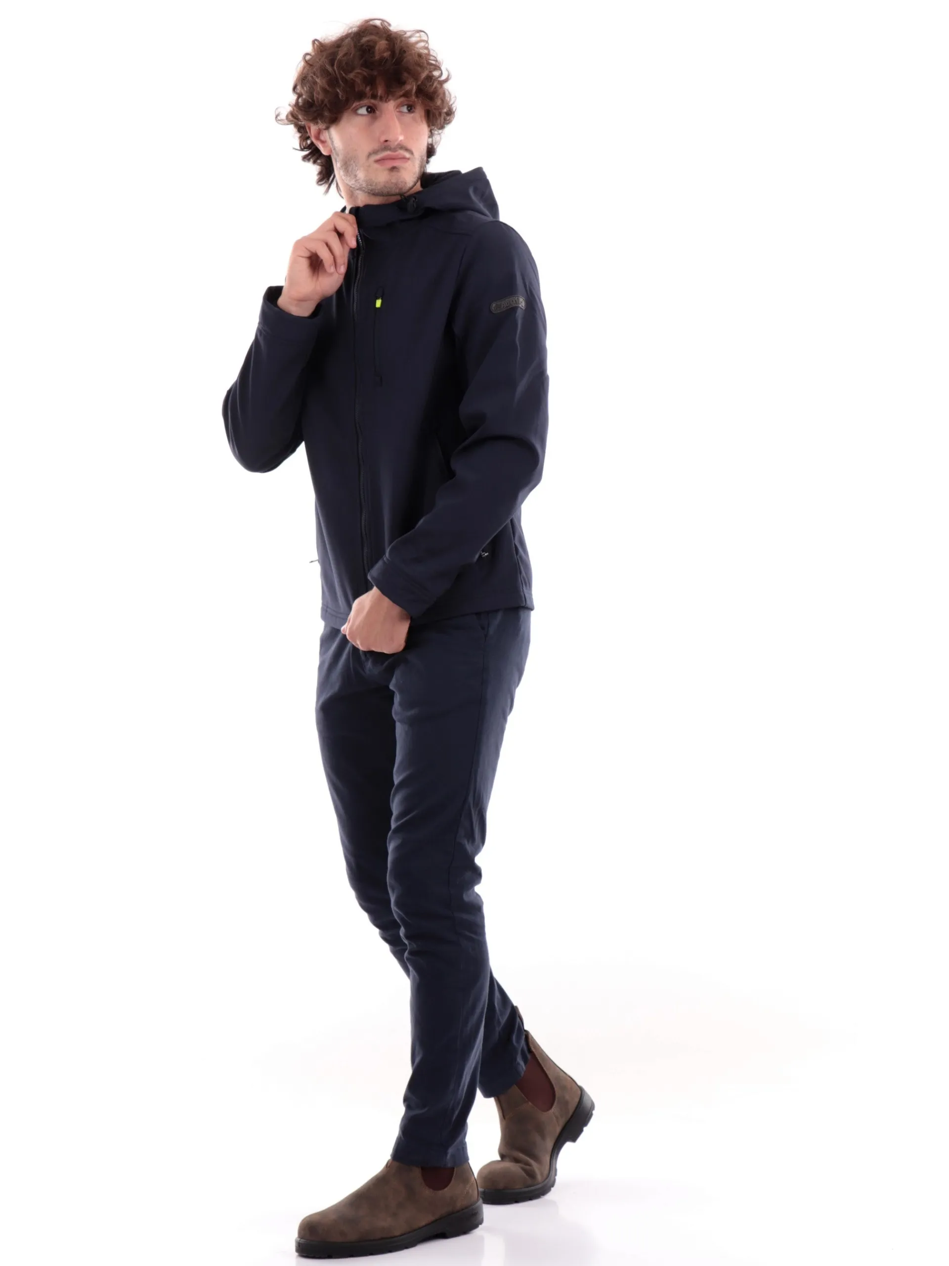 ADMIRAL Giubbini*Giubbino blu da uomo Softshell AD2823