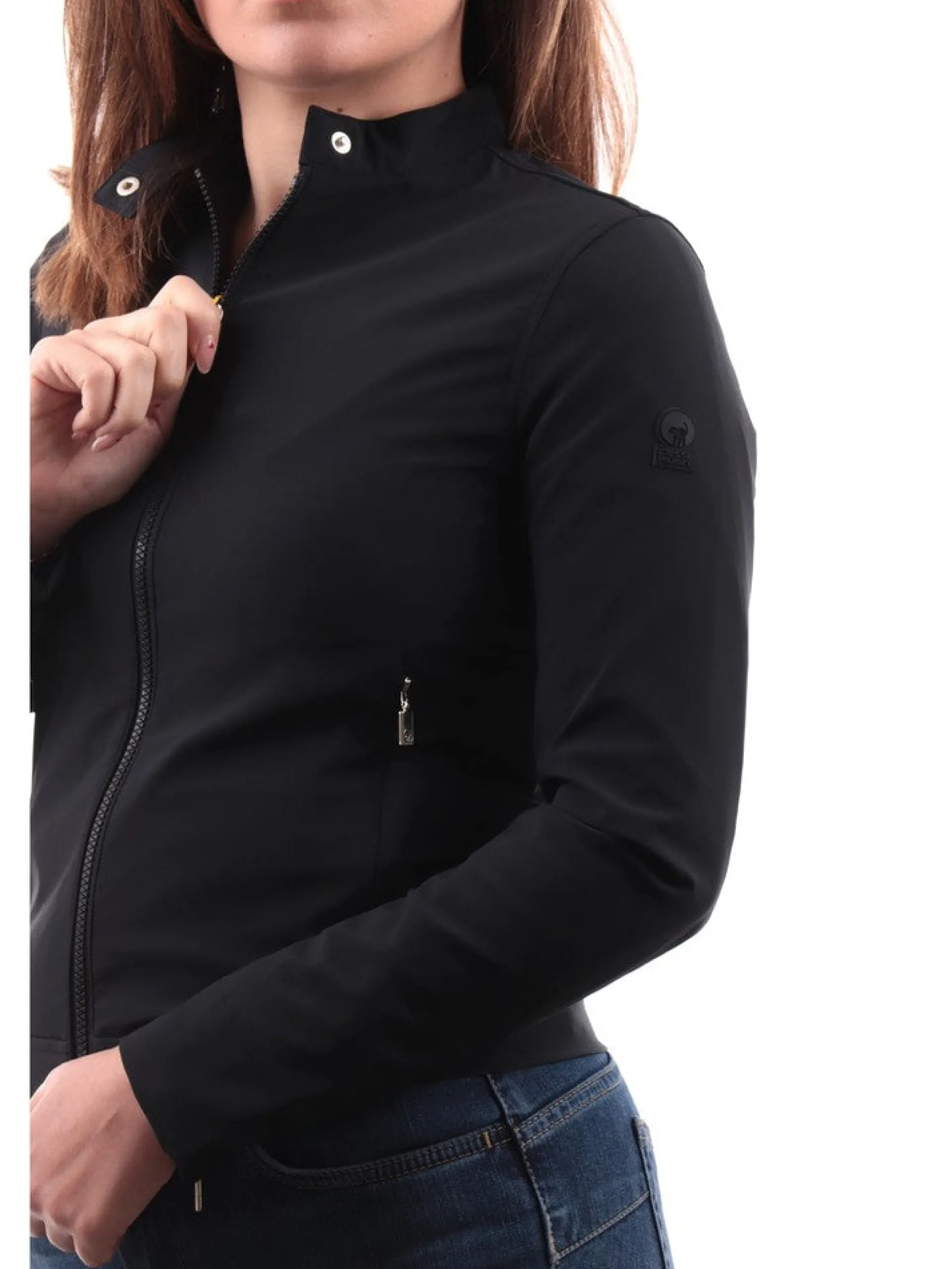 CIESSE Giubbini*Giubbino Piumini nero da donna Magi Soft Biker WJ32726P0U23
