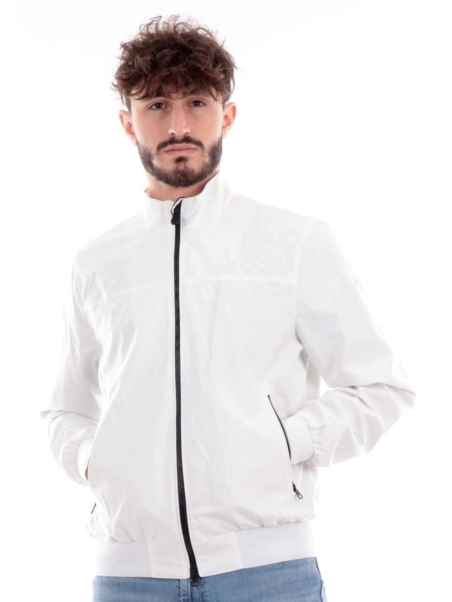 SAVE THE DUCK Giubbini*Giubbino bianco da uomo Finlay D35190MDARK16