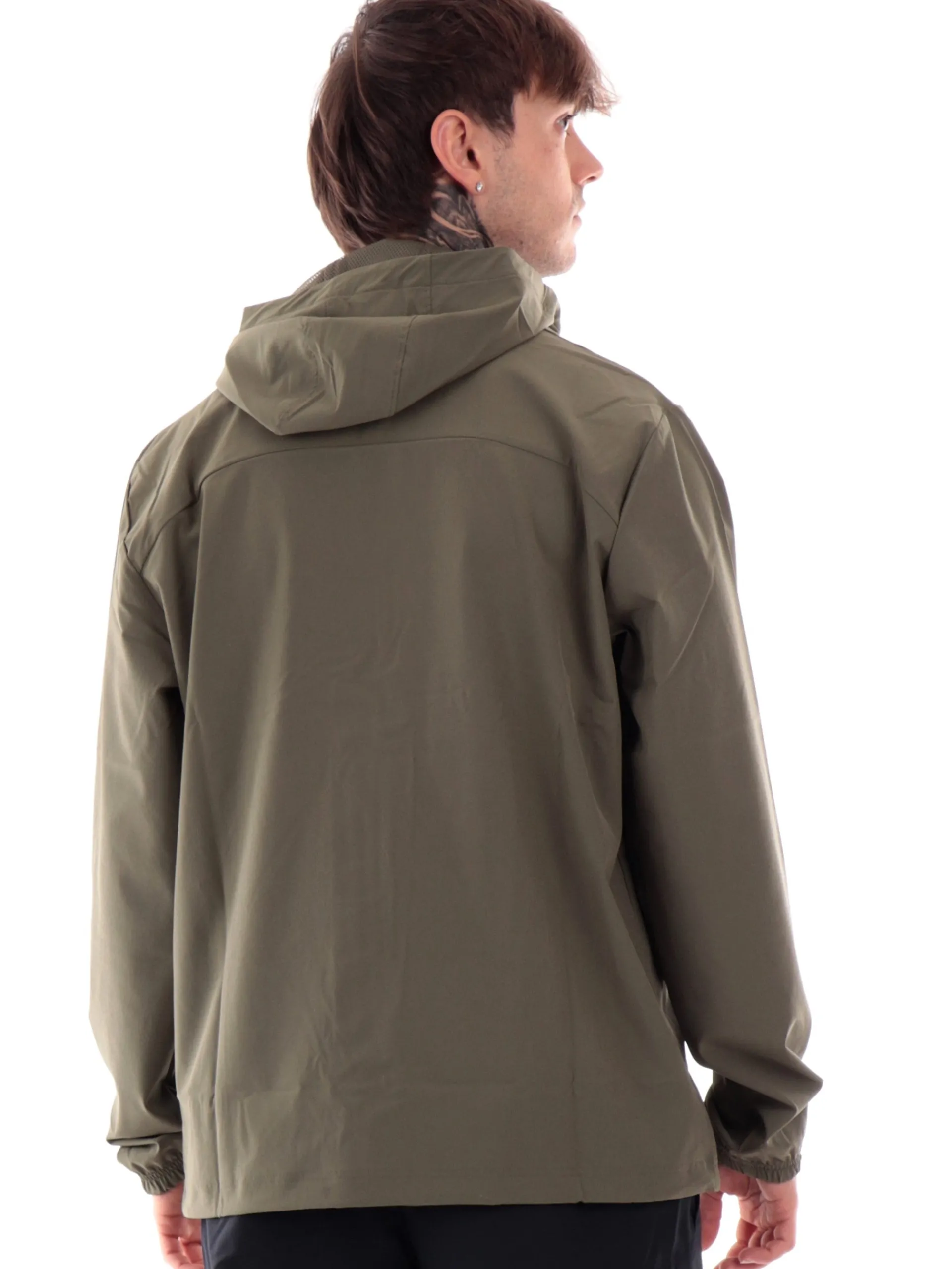 UNDER ARMOUR Giubbini*Giubbino Vibe Woven Windbreaker verde da uomo tecnico 13865550