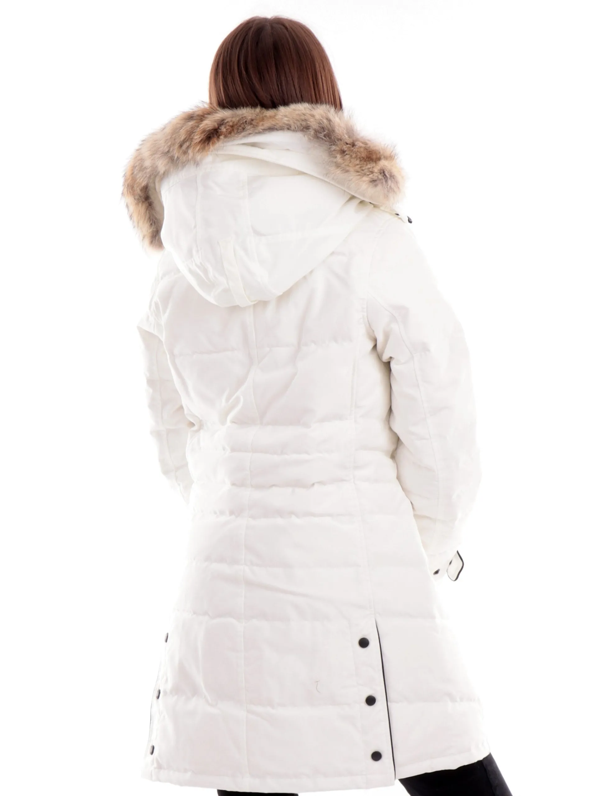 CANADA GOOSE Giubbotti*Giubbotto bianco da donna Lorette Parka 2090L