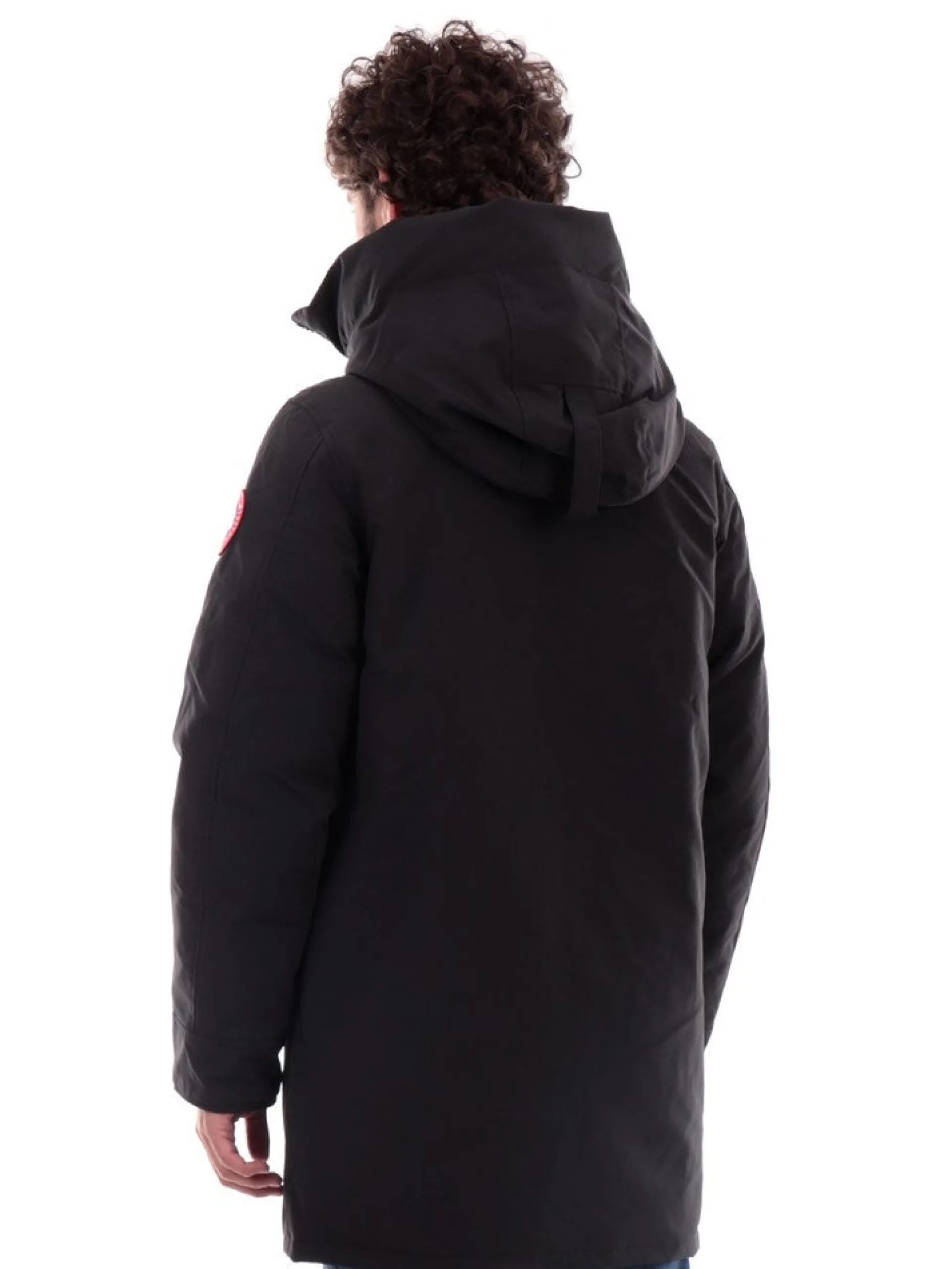 CANADA GOOSE Giubbotti*Giubbotto nero da uomo Langford Parka 2052M