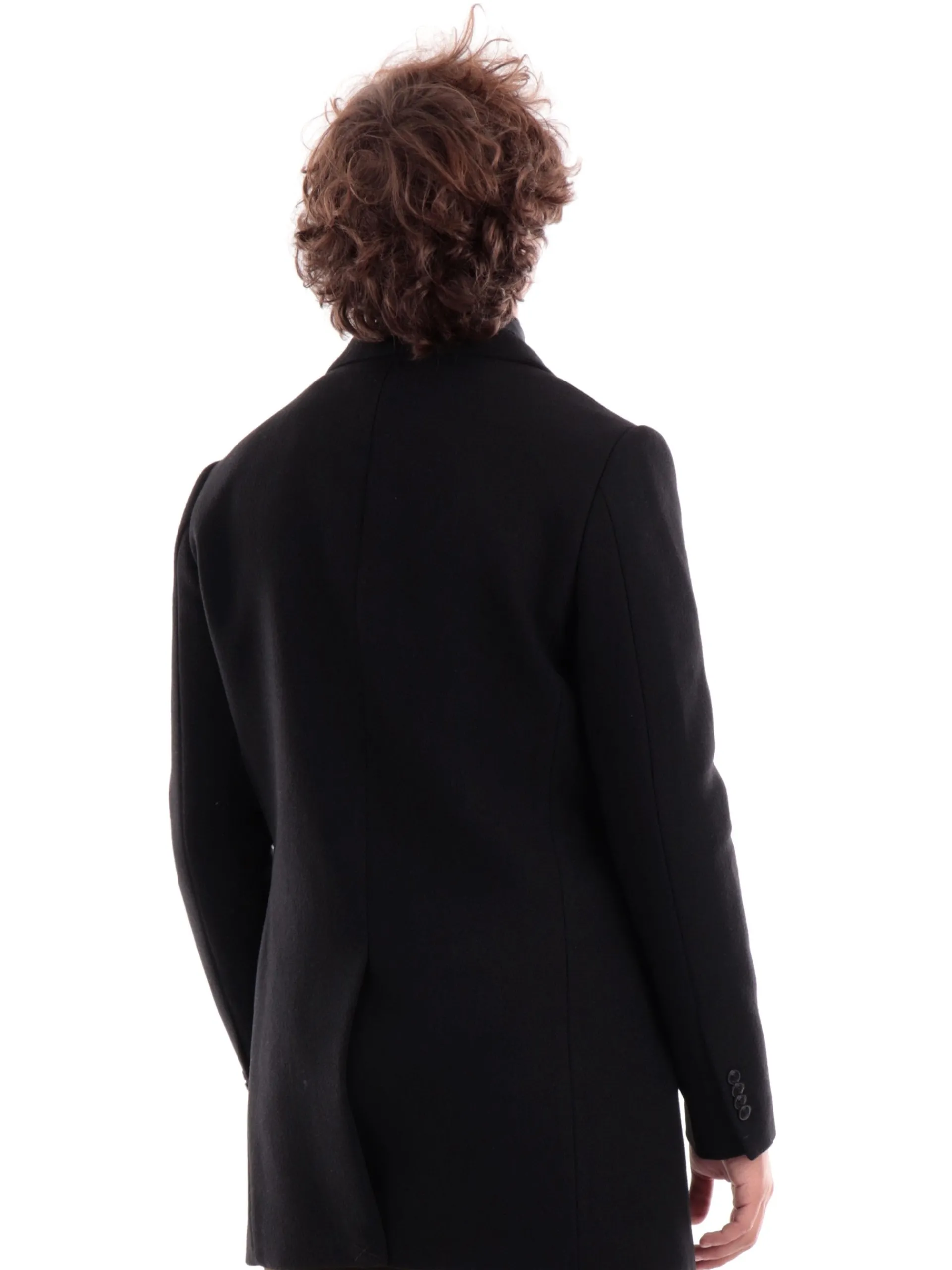 YES ZEE Cappotti*Giubbotto nero da uomo con finto Gilet O816KK00