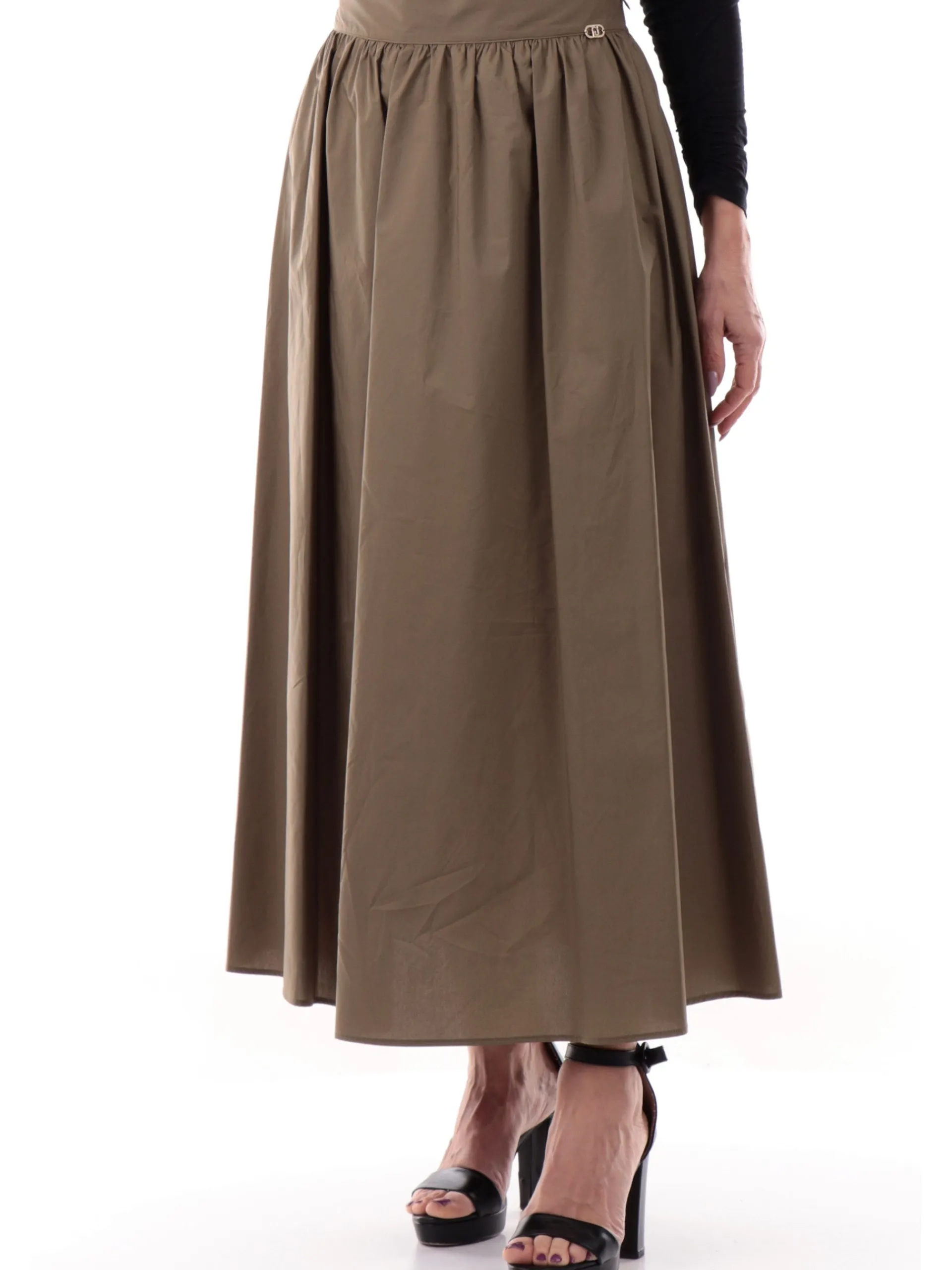 LIU JO MILANO Gonne*Gonna Liu Jo verde da donna lunga svasata WA5173T4853