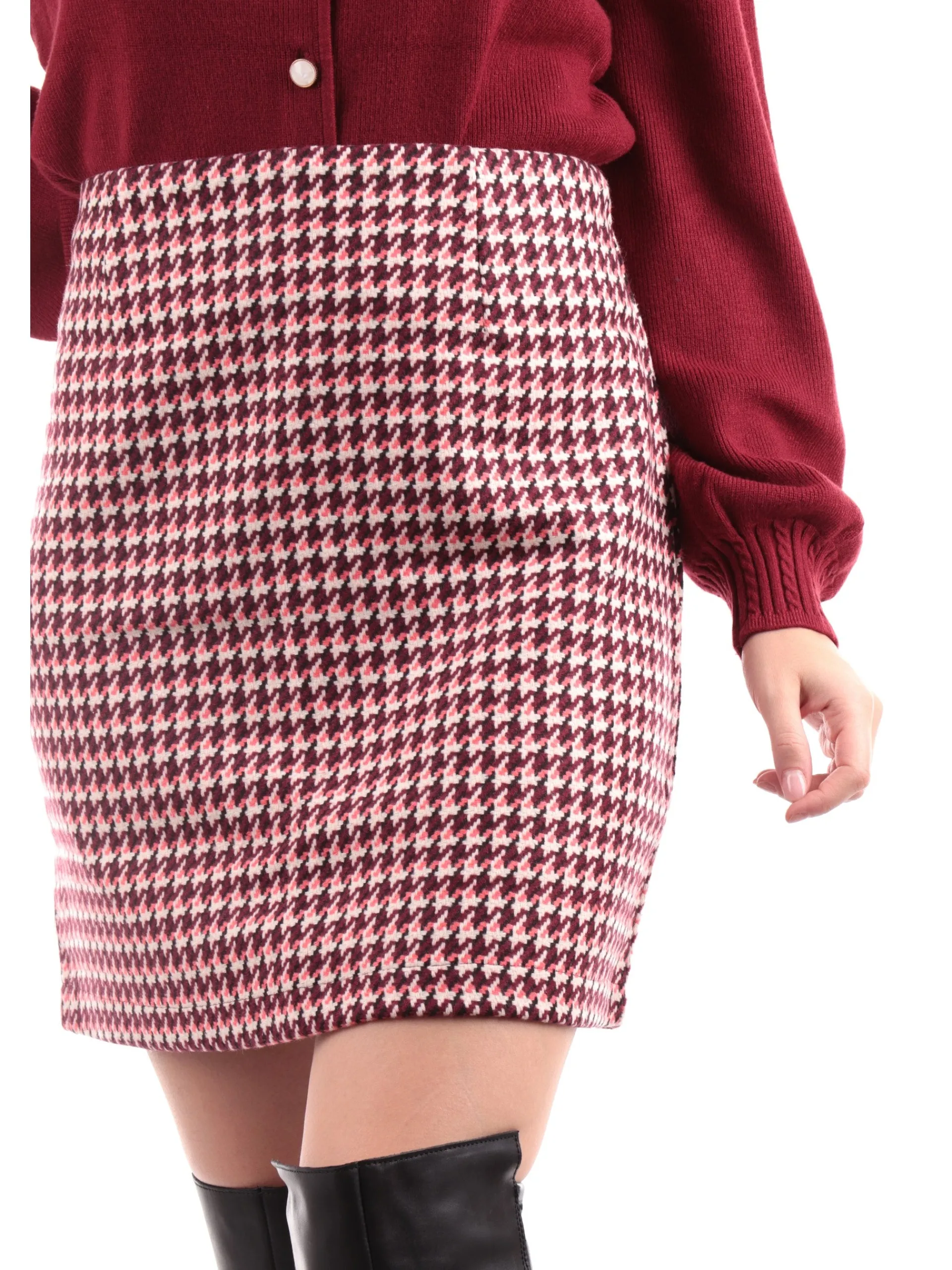 MOLLYBRACKEN Gonne*Gonna Molly Bracken rossa da donna PLF101AH