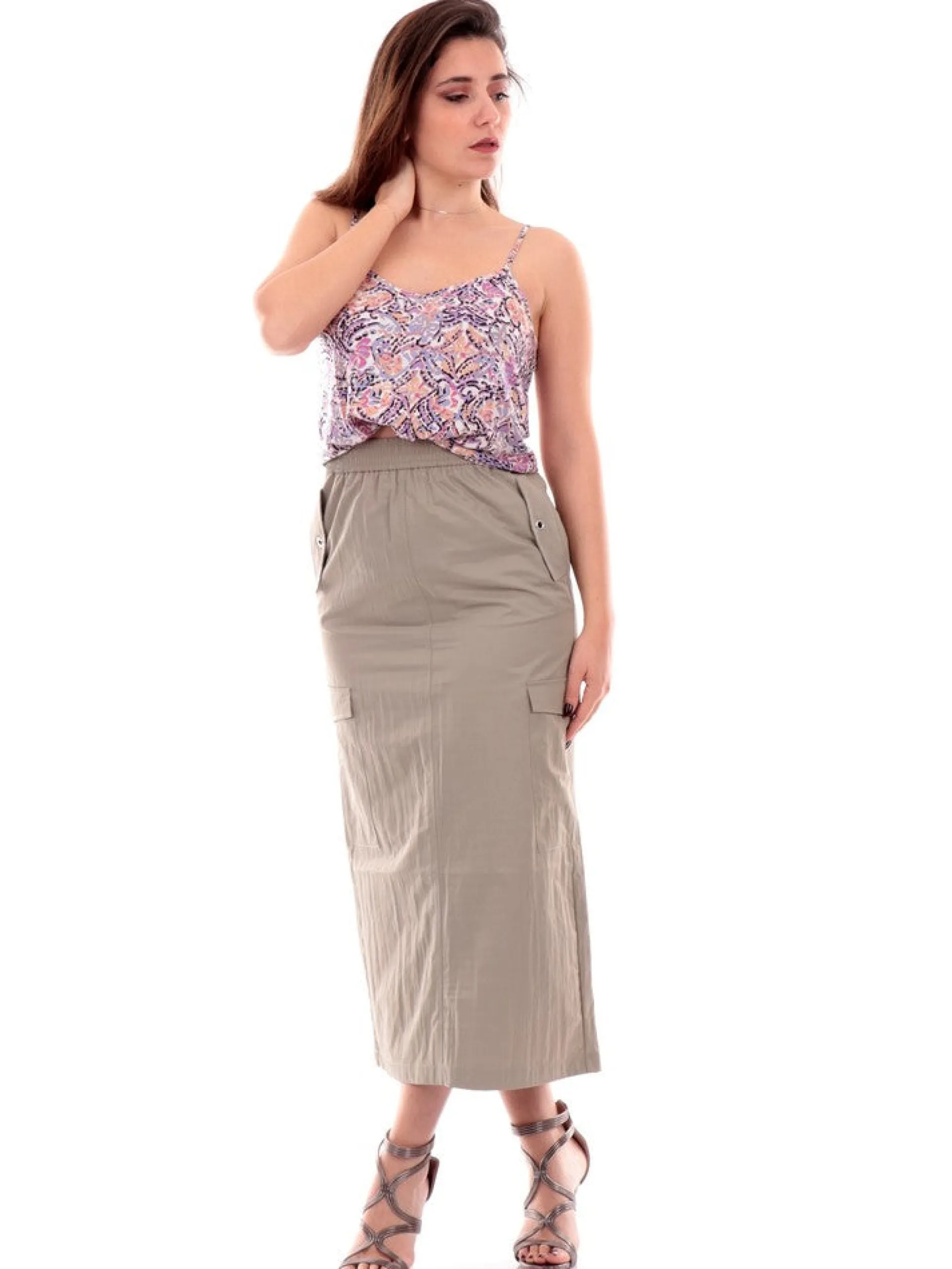 ONLY Gonne*Gonna beige da donna 15318638