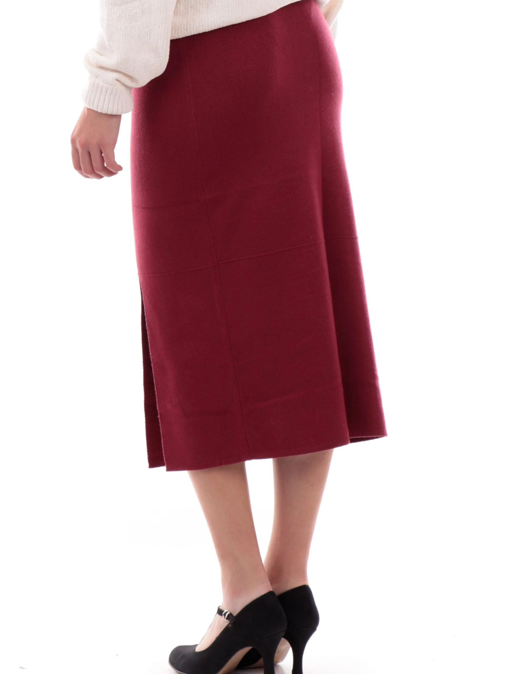 TIFFOSI Gonne*Gonna Tessuto maglia bordeaux con spacco da donna Kyri 10057229