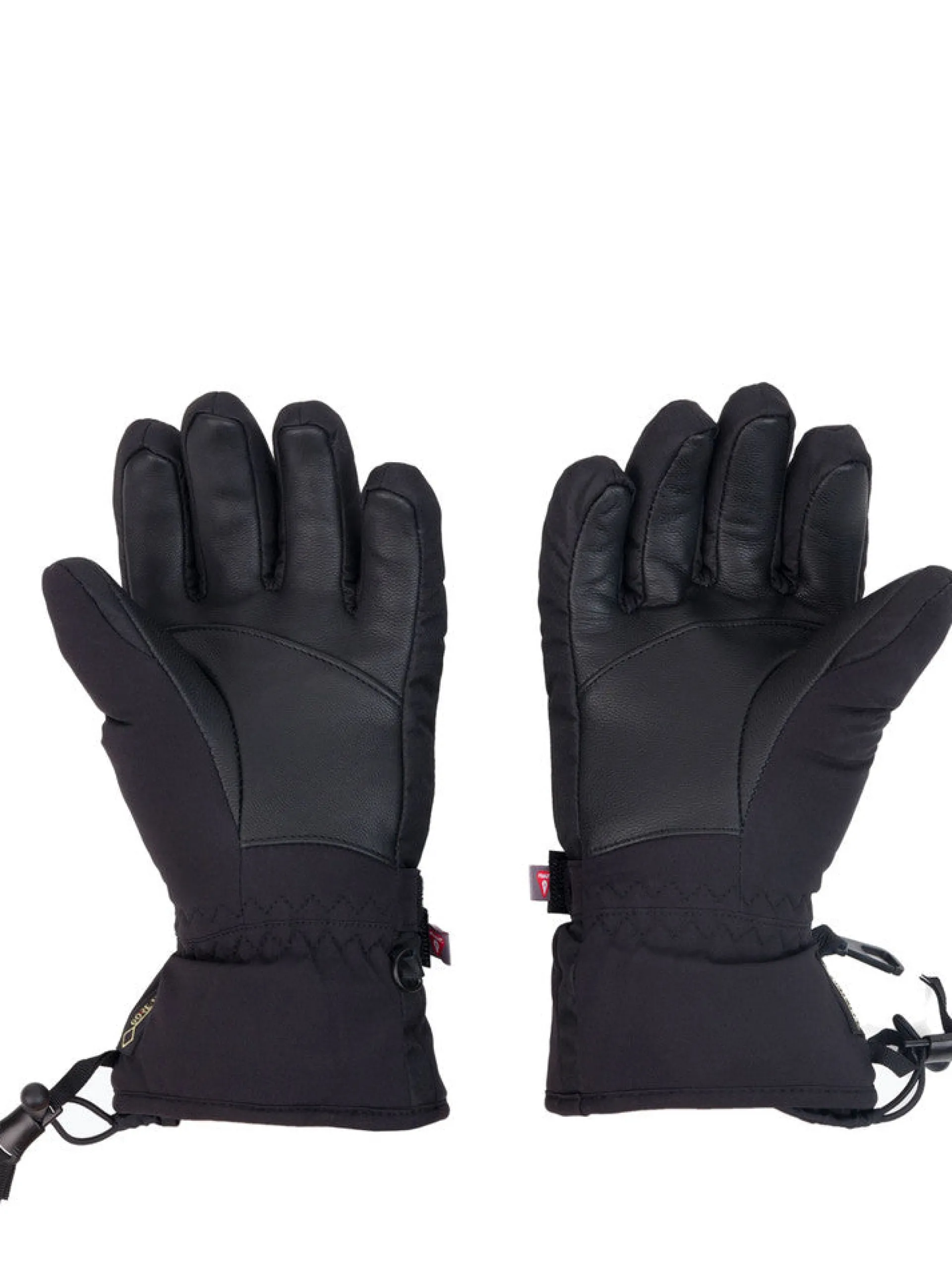 LEVEL Accessori*Guanti sci neri da bambino e bambina, modello Super Radiator Gore-Tex 4115JG