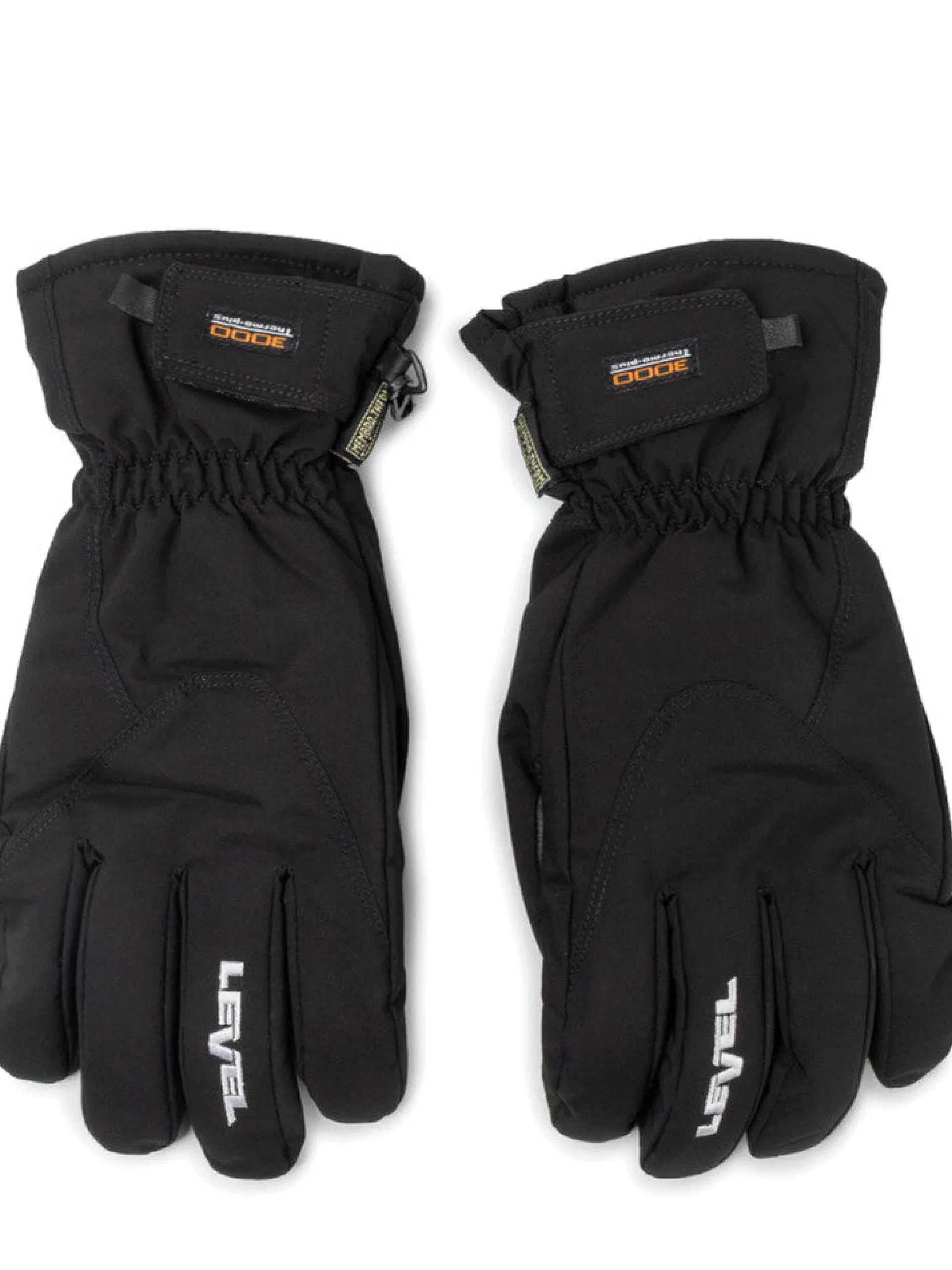 LEVEL Accessori*Guanti sci neri da uomo, modello Alpine 3343UG