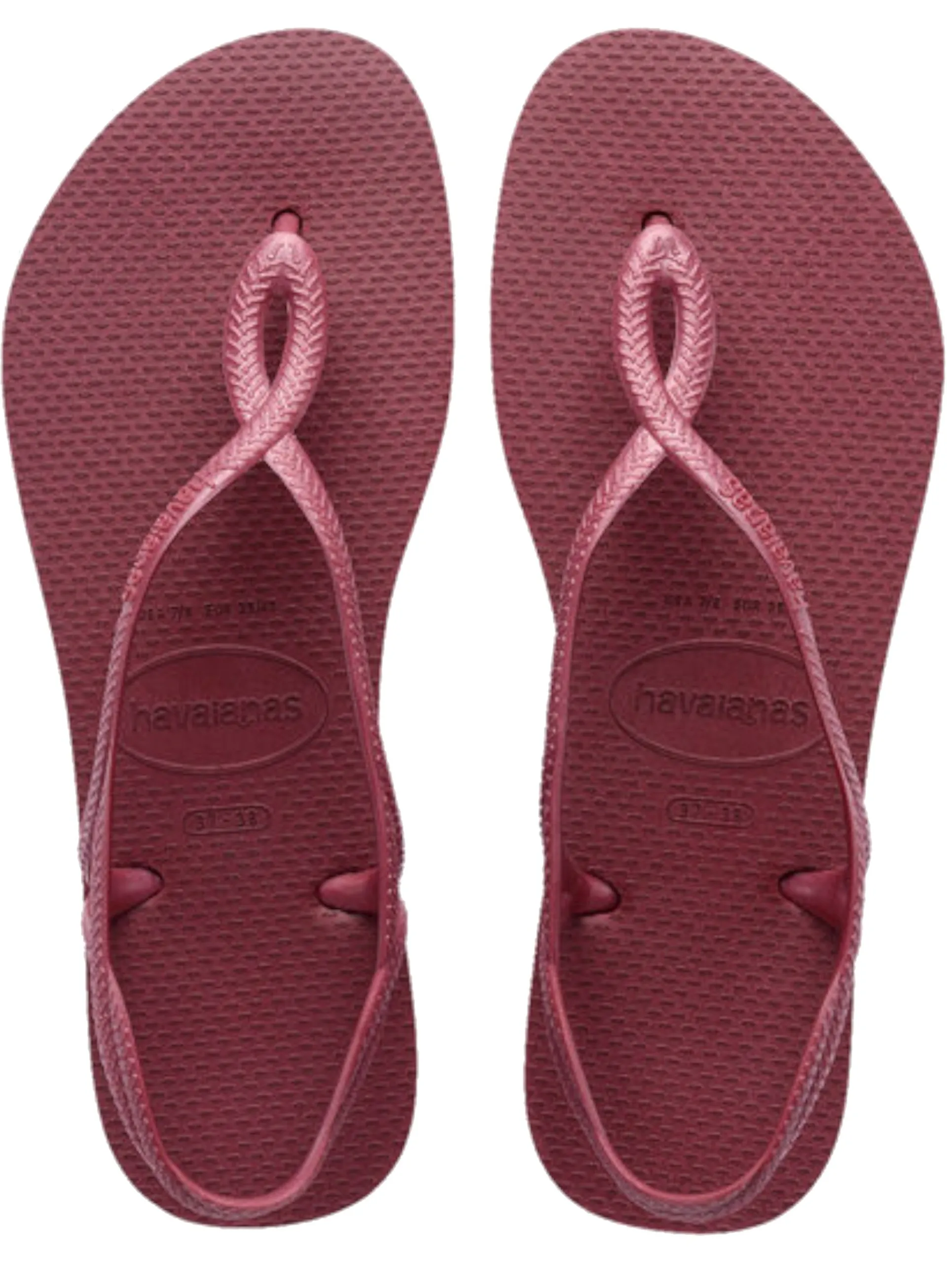 HAVAIANAS Ciabatte E Infradito*Infradito bordeaux da donna Luna 4129697