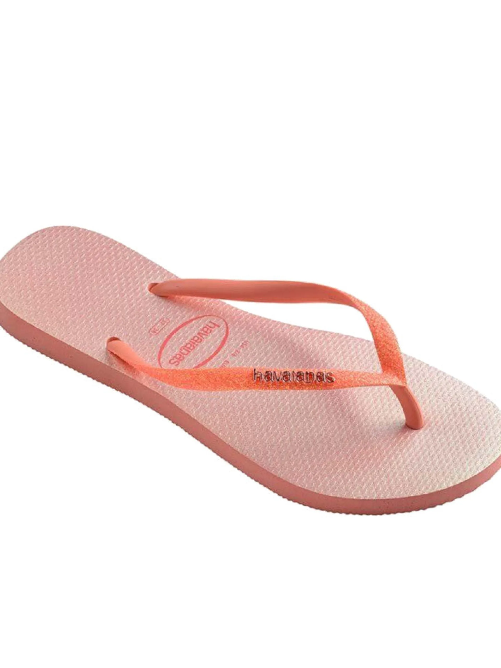 HAVAIANAS Ciabatte E Infradito*Infradito rosa salmone da donna Slim Glitter Iridiscent 4148922