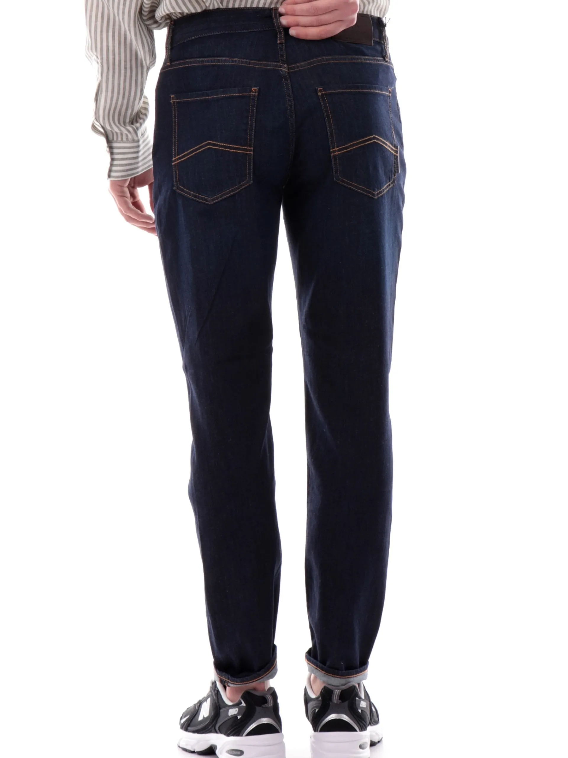 ARMANI EXCHANGE Pantaloni*Jeans AX blu scuro da uomo Skinny XM000070AF13089
