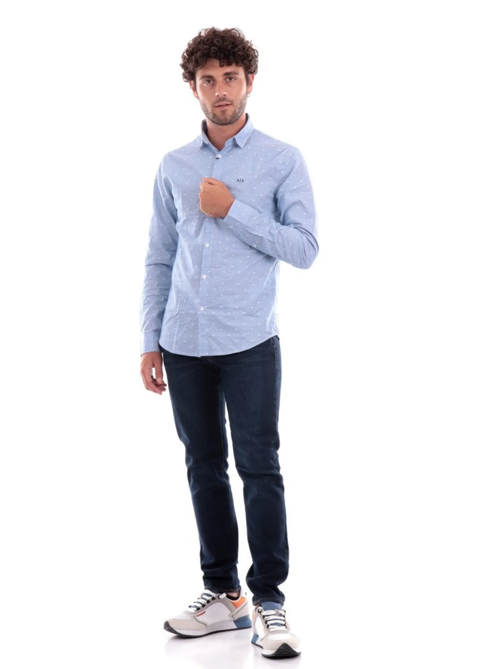 ARMANI EXCHANGE Jeans*Jeans blu scuro da uomo skinny 5 Pockets 8NZJ14Z2SAZ
